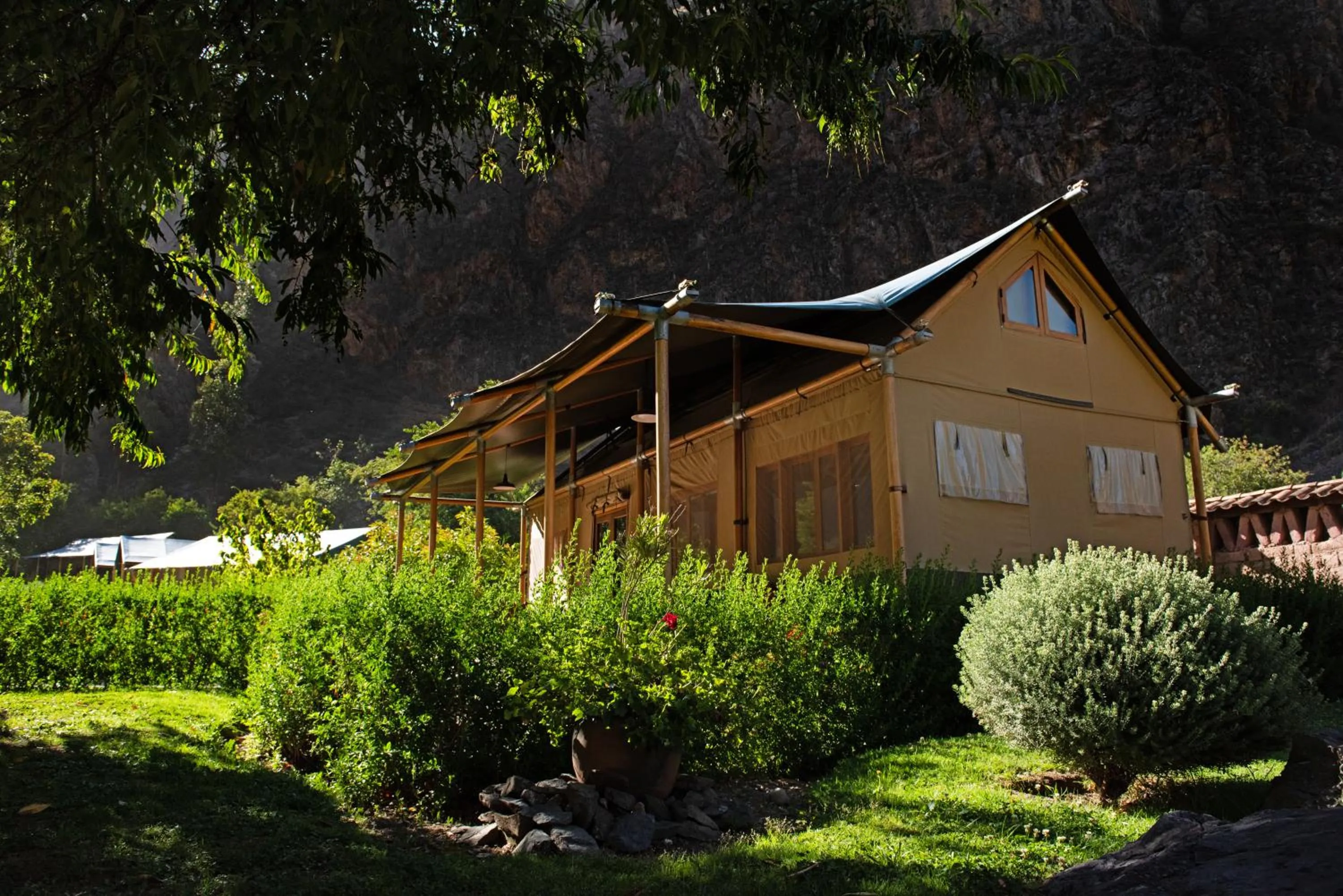 View (from property/room) in Las Qolqas EcoResort Ollantaytambo