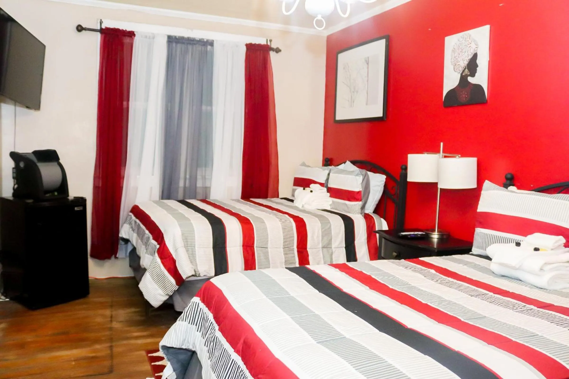 Bed in Bella's Boutique Hotel