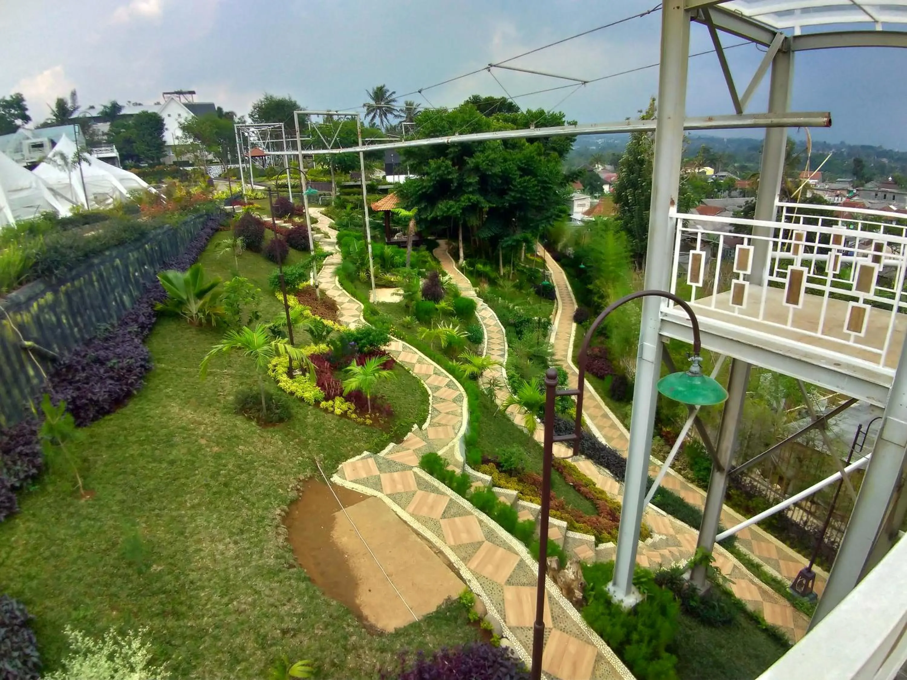 Garden view in Chevilly Resort & Camp