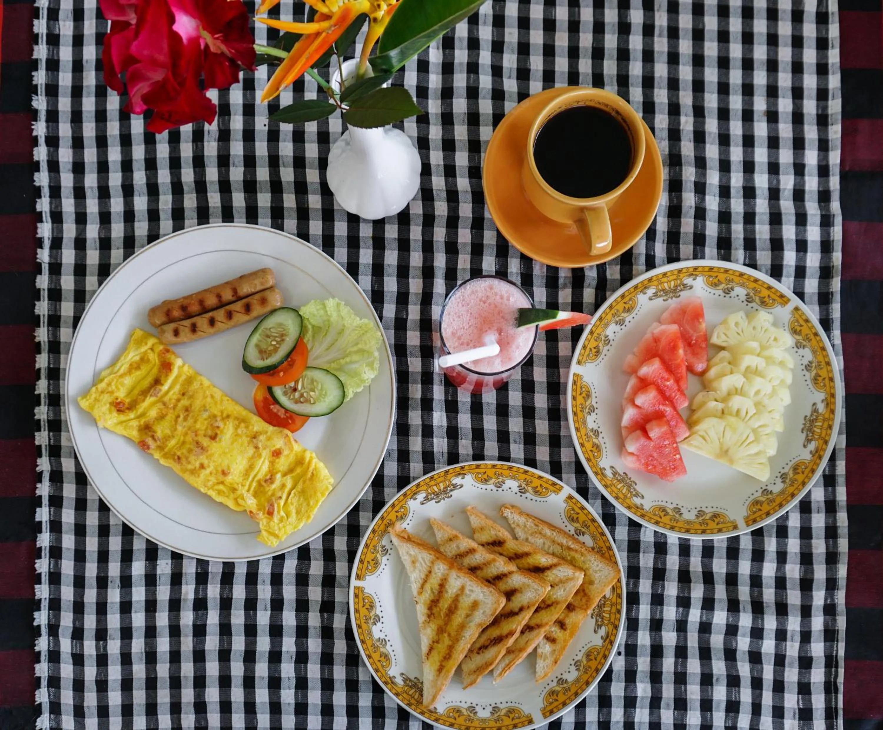Breakfast in The Gria Unique Ubud