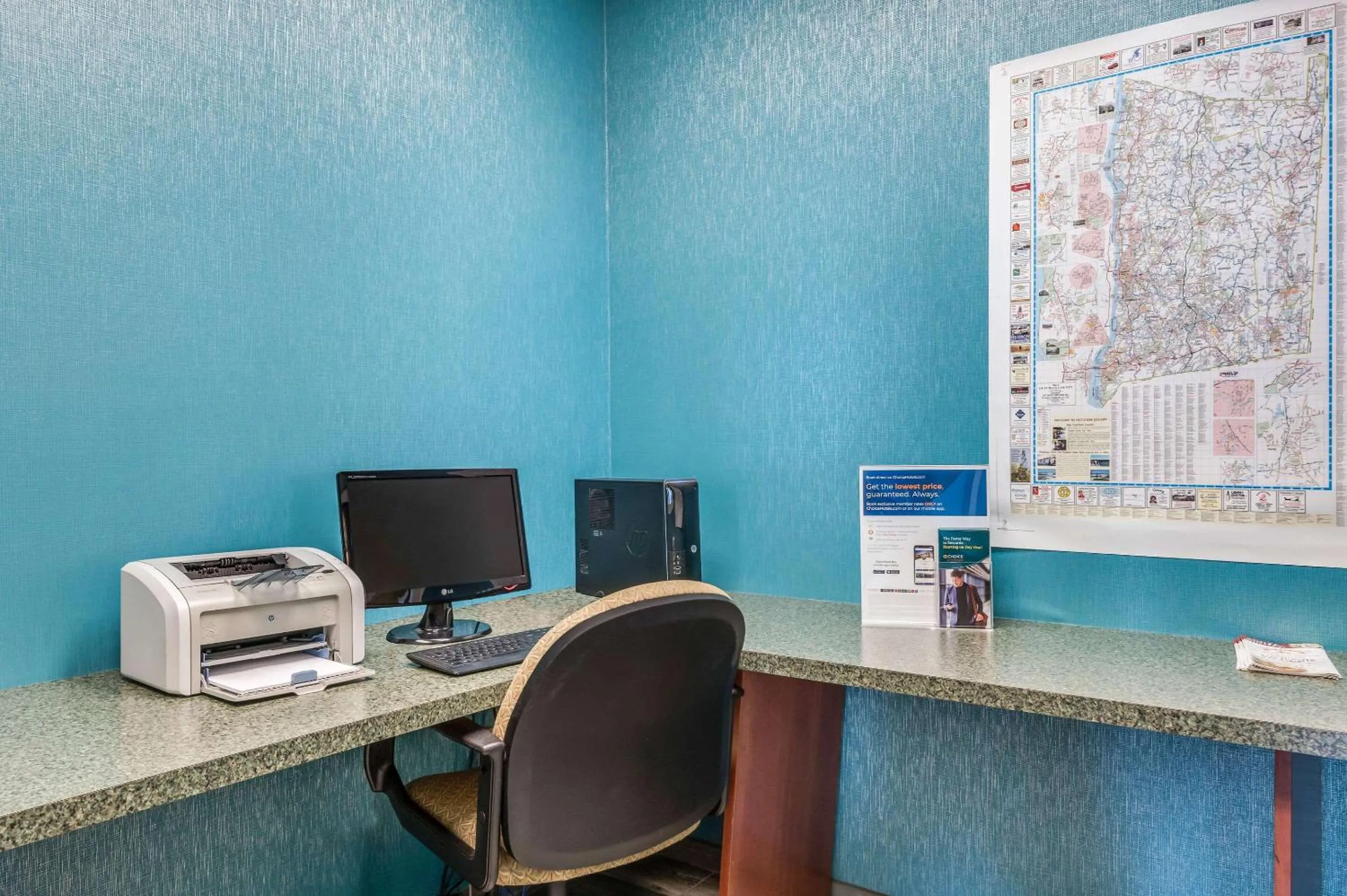 On site in Rodeway Inn Poughkeepsie