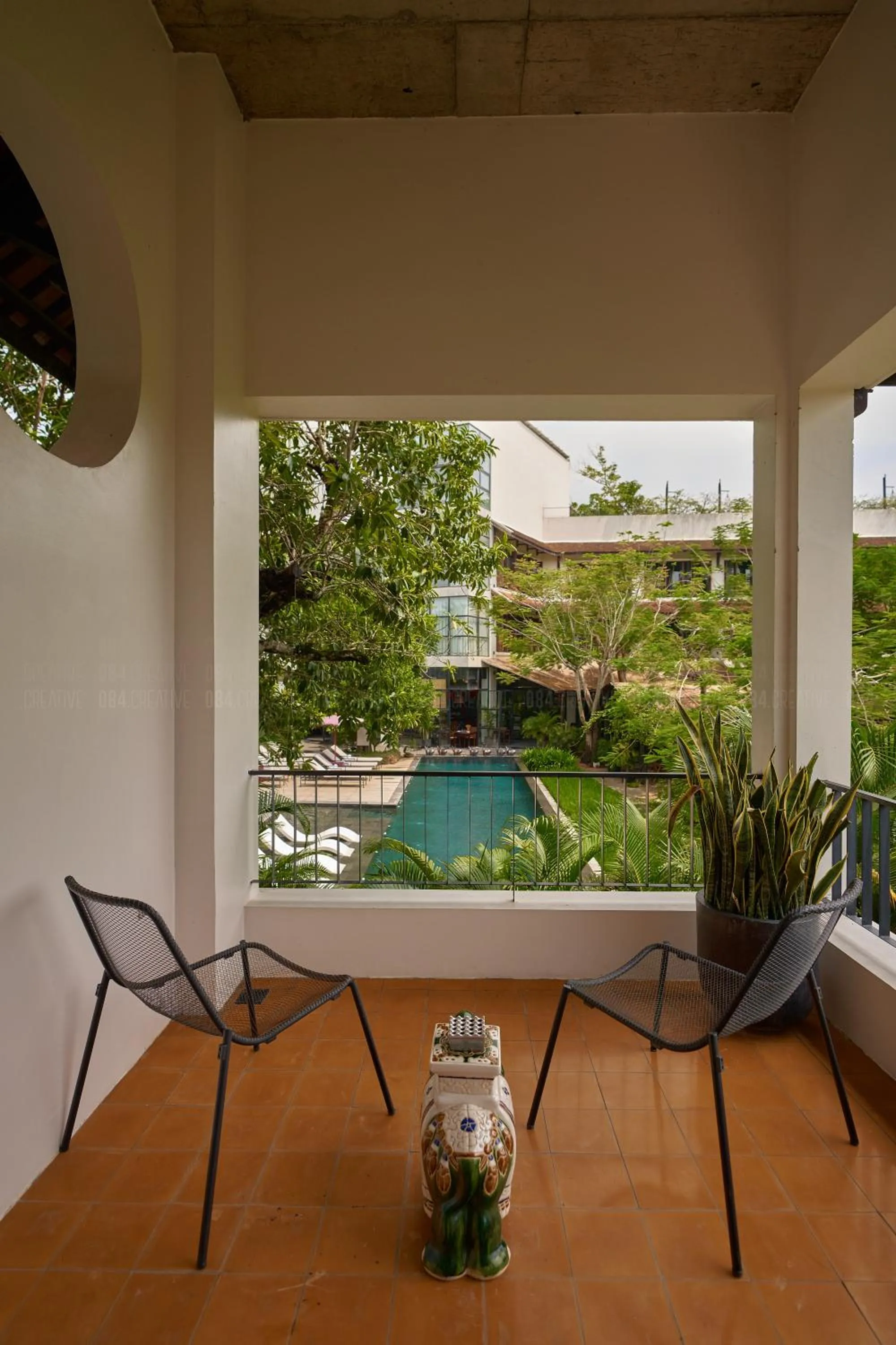 Pool view in aNhill Boutique