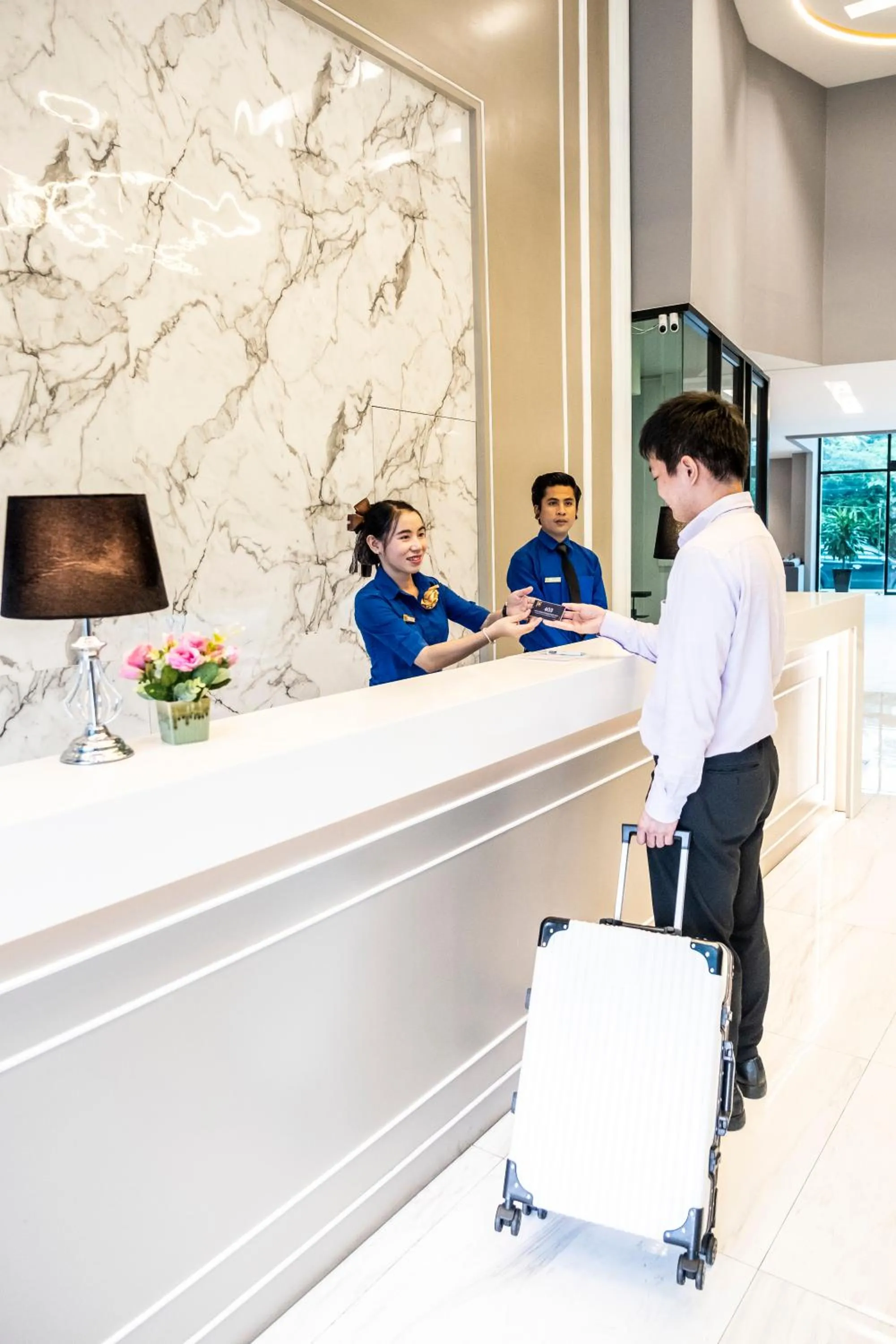 Lobby or reception in The Airport Courtyard Suvarnabhumi Airport