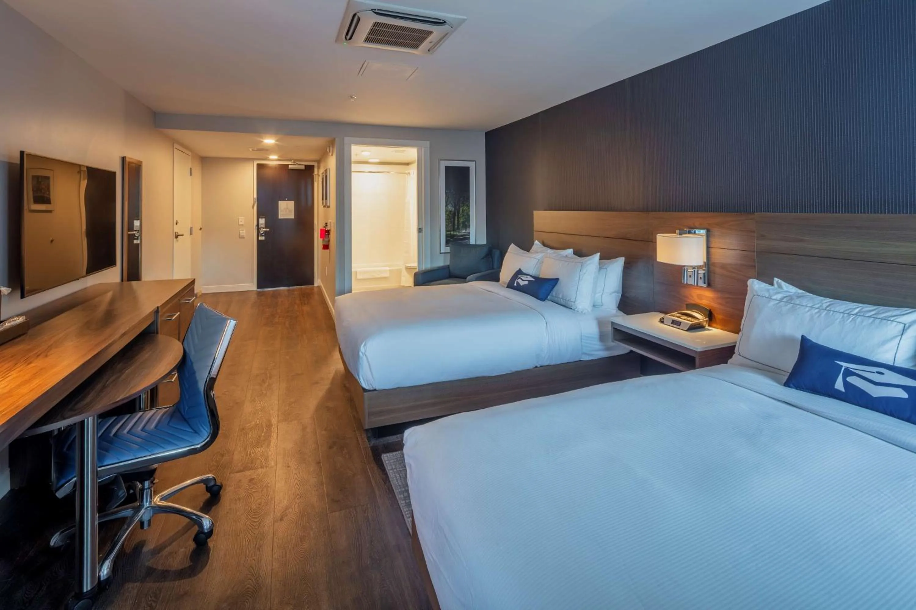 Bedroom, Bed in Scholar State College, Tapestry Collection by Hilton