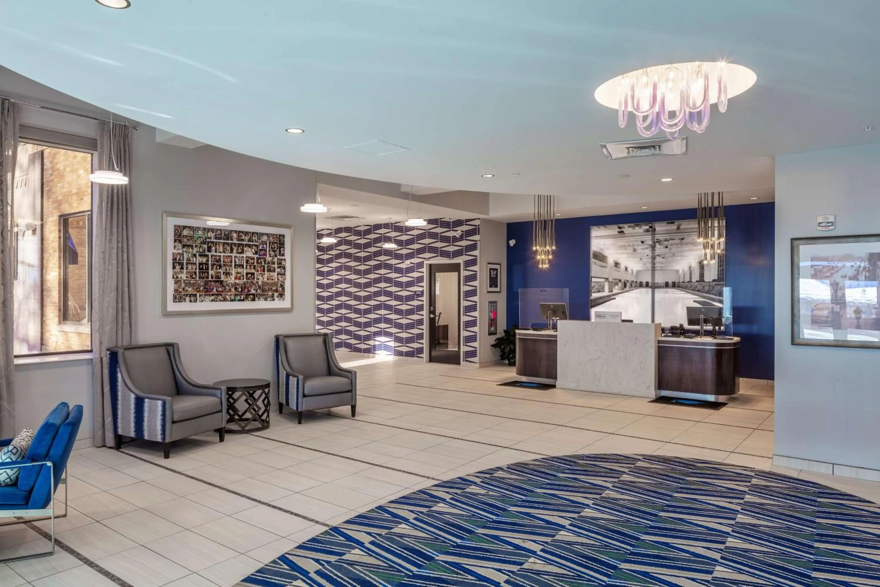 Lobby or reception in Scholar State College, Tapestry Collection by Hilton