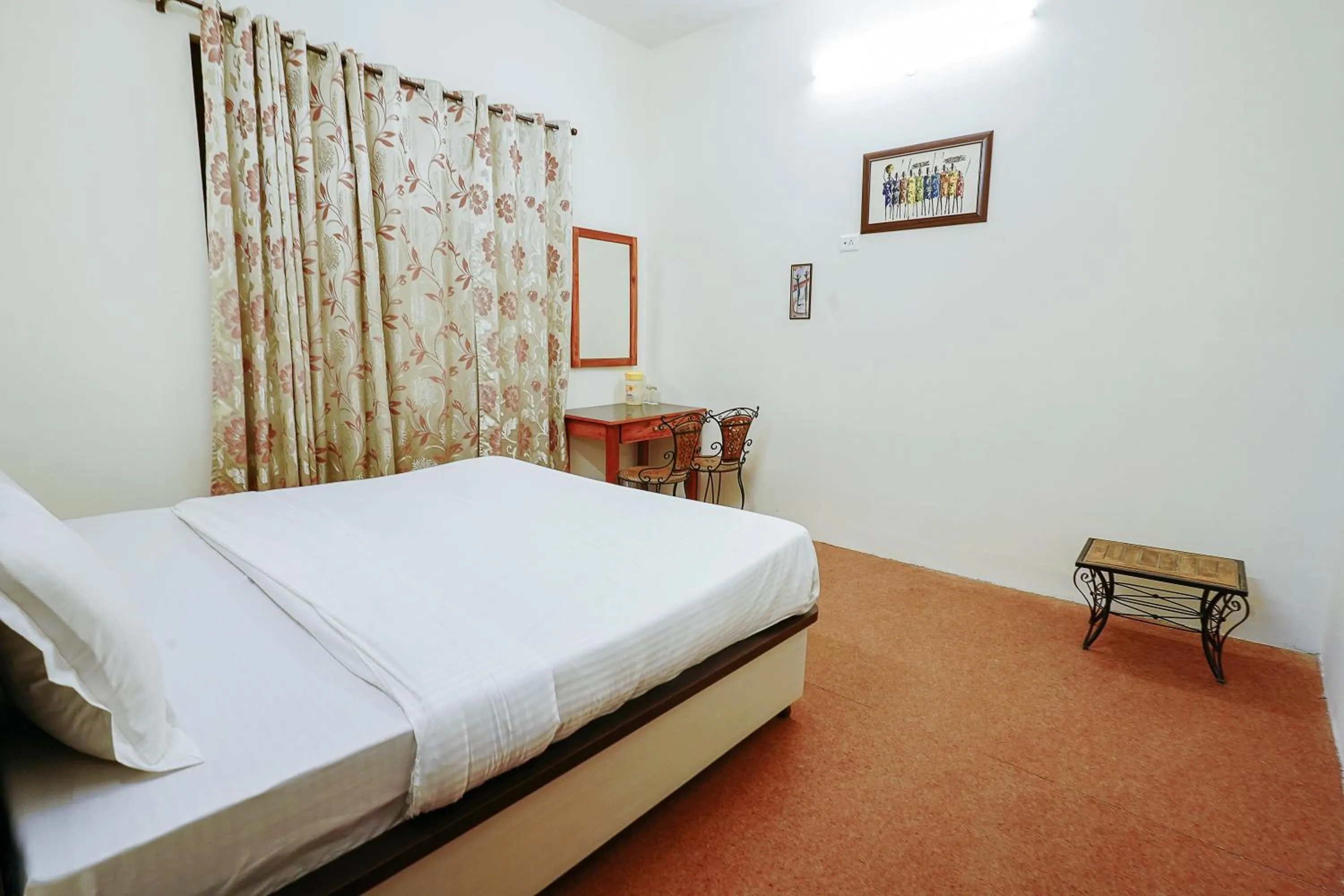 Bed in Hotel Sagarmatha