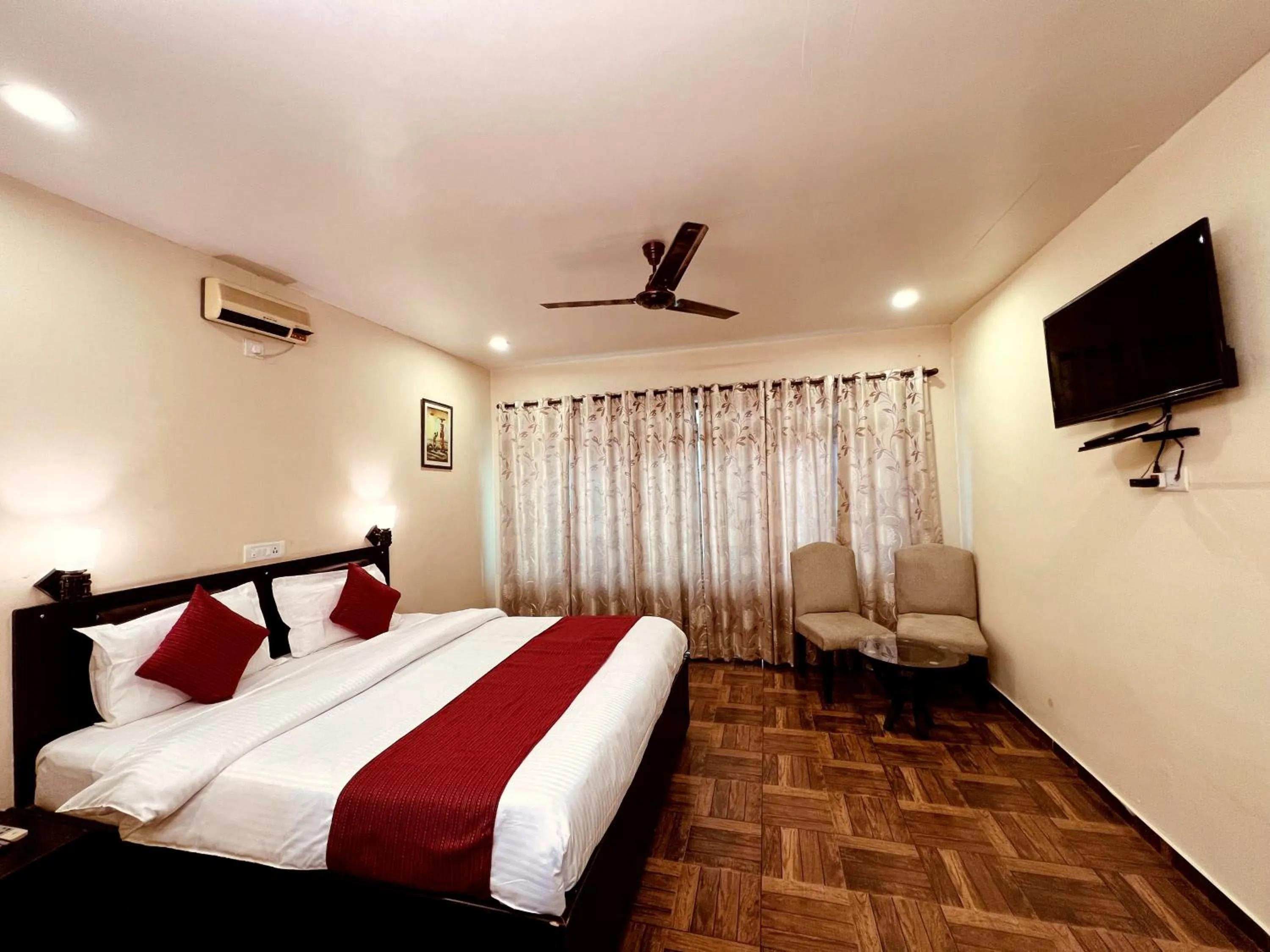 Bed in Hotel Sagarmatha