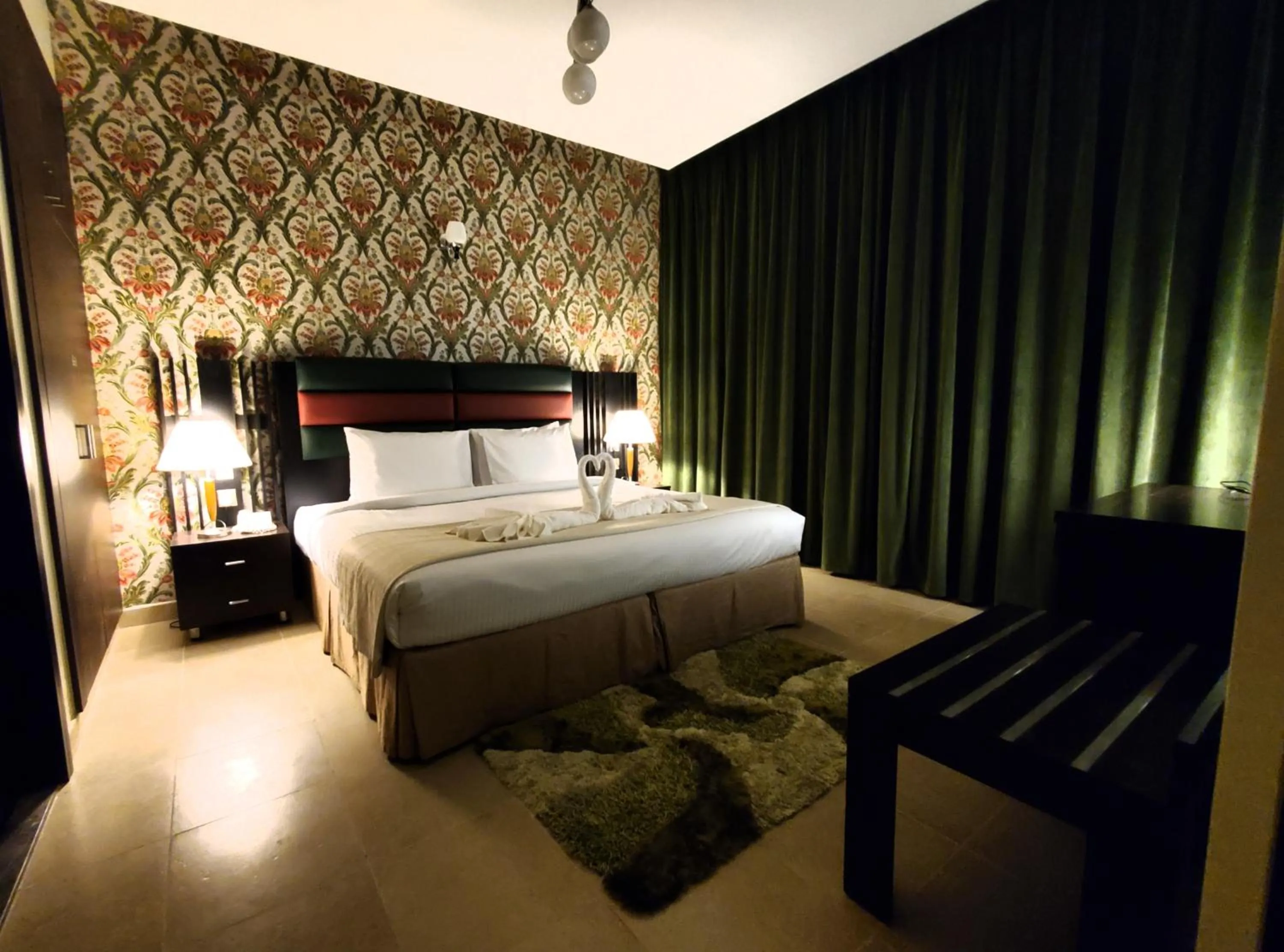 Bed in Skylark Hotel Apartments AL Barsha