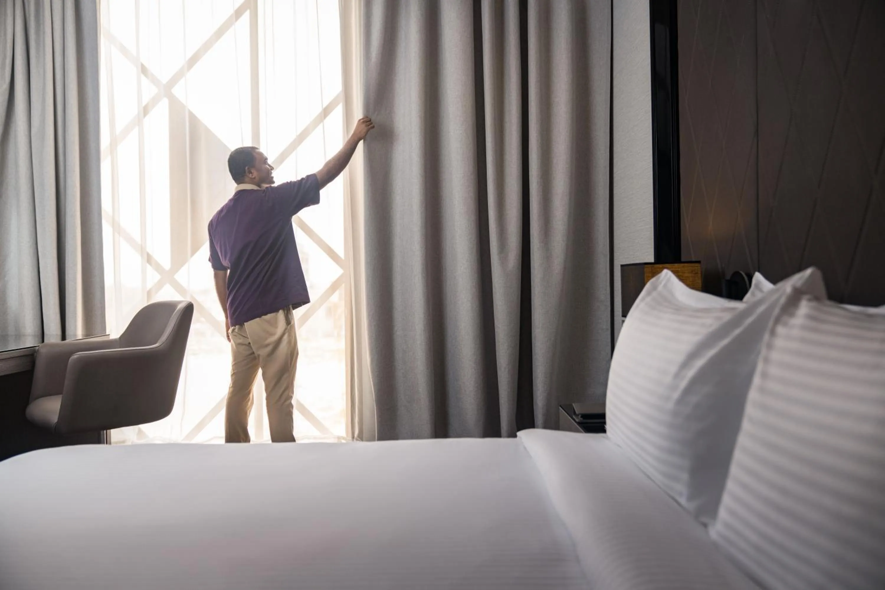 Bedroom, Bed in Joudyan King Road Jeddah by Elafجوديان طريق الملك جدة