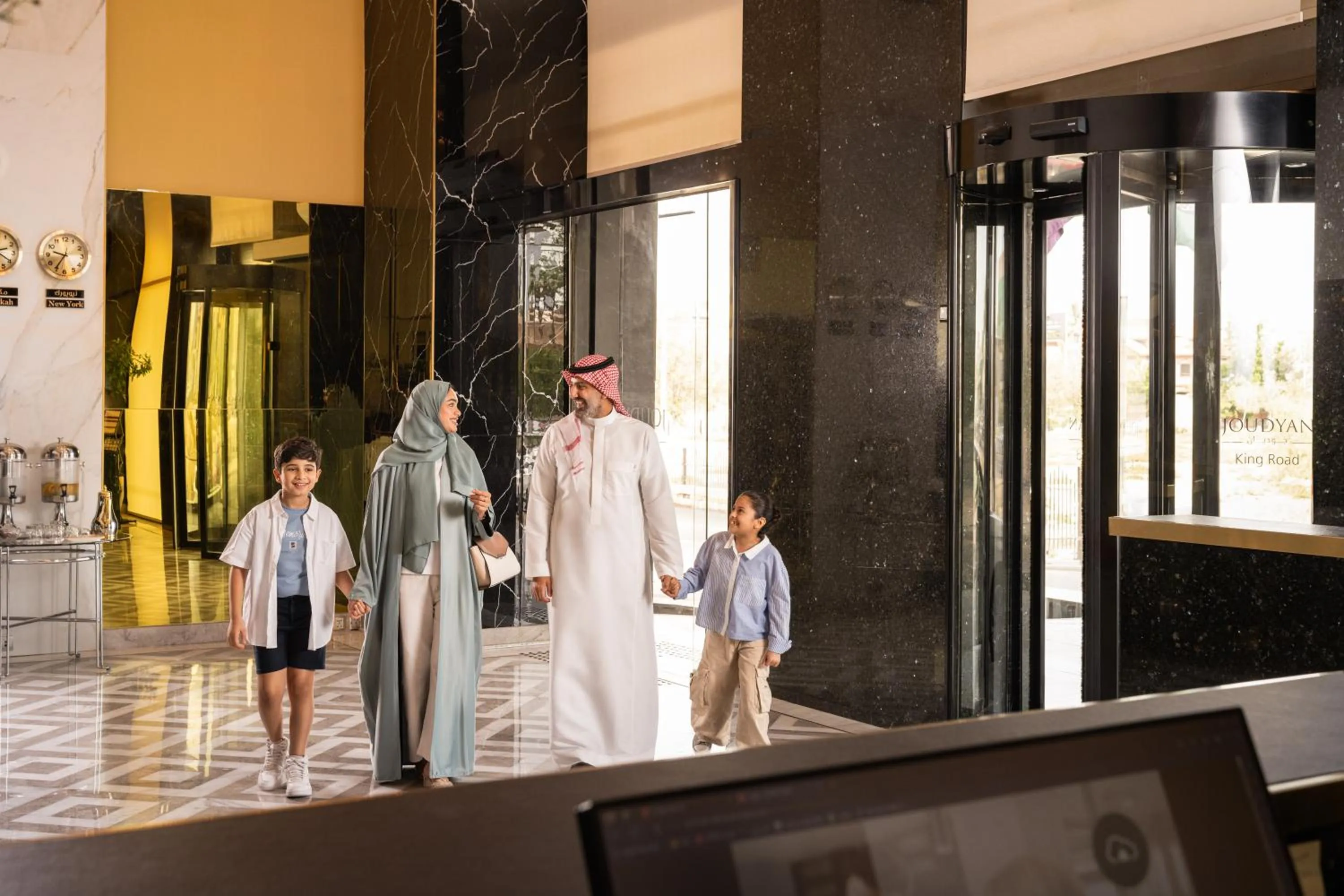 Lobby or reception in Joudyan King Road Jeddah by Elafجوديان طريق الملك جدة