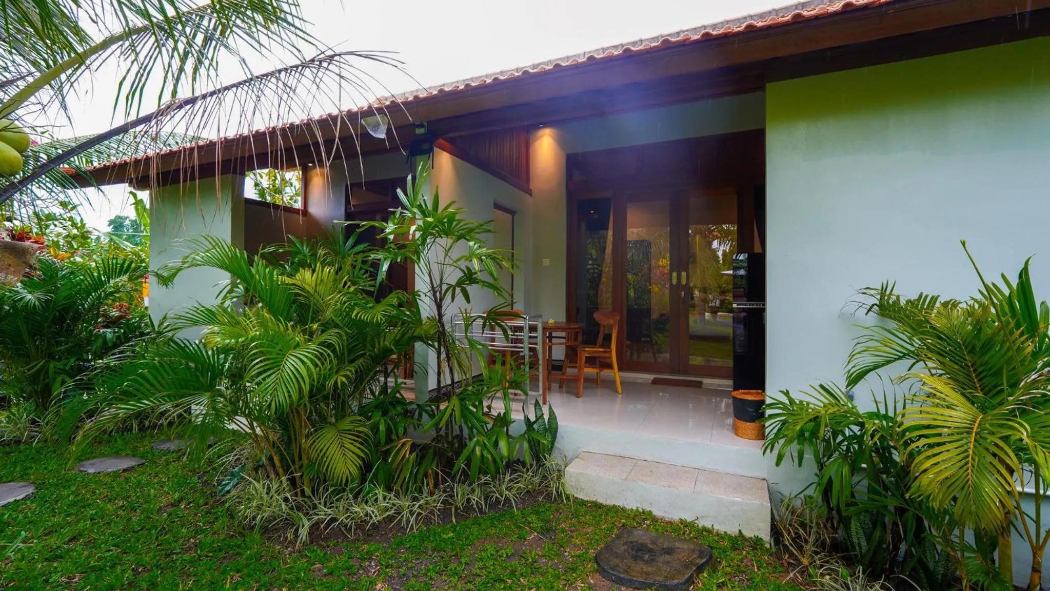 Patio in Green Coconut Cottage