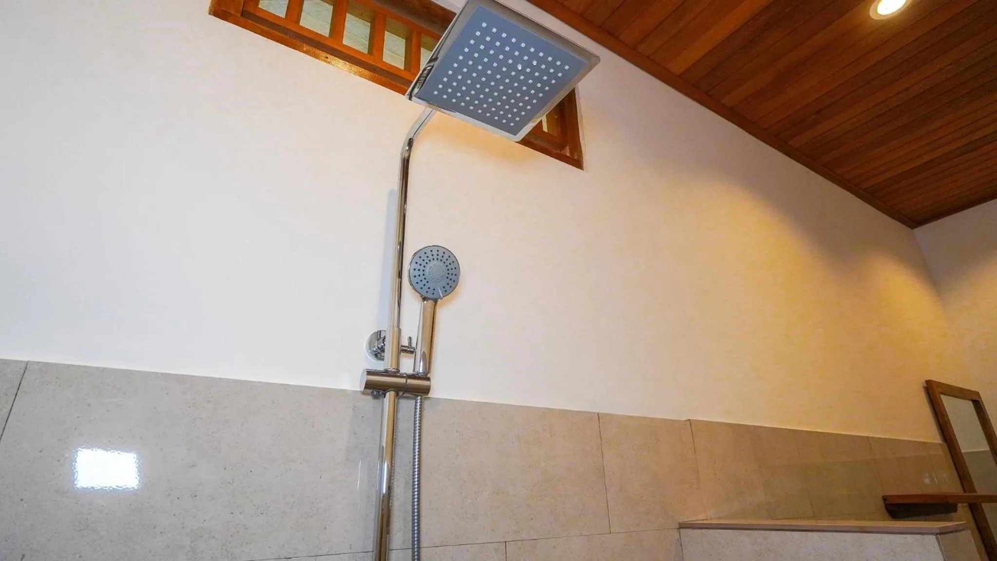 Shower in Green Coconut Cottage