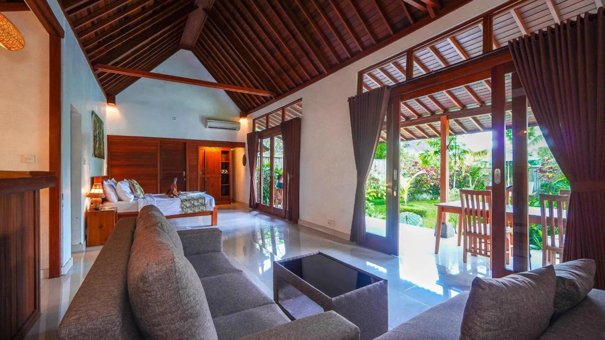 Living room in Green Coconut Cottage