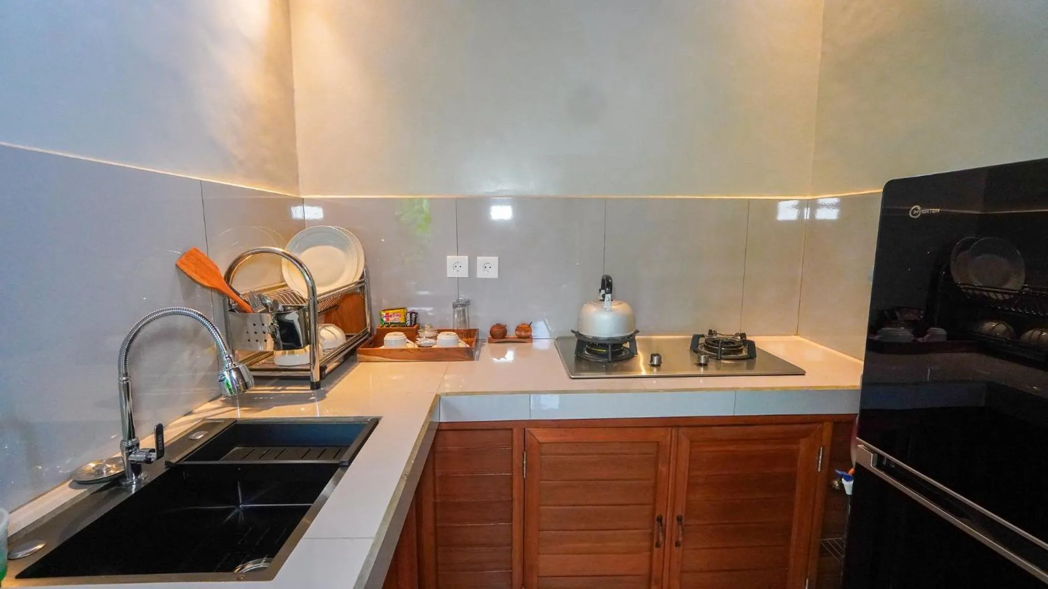 Coffee/tea facilities in Green Coconut Cottage