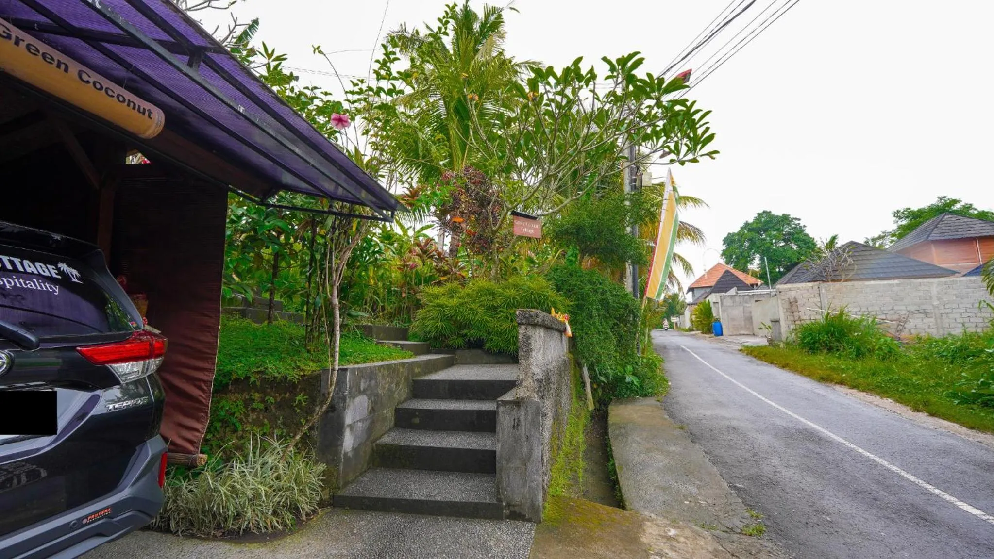 Street view in Green Coconut Cottage