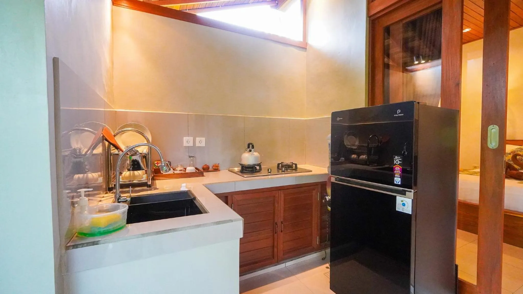 Coffee/tea facilities in Green Coconut Cottage