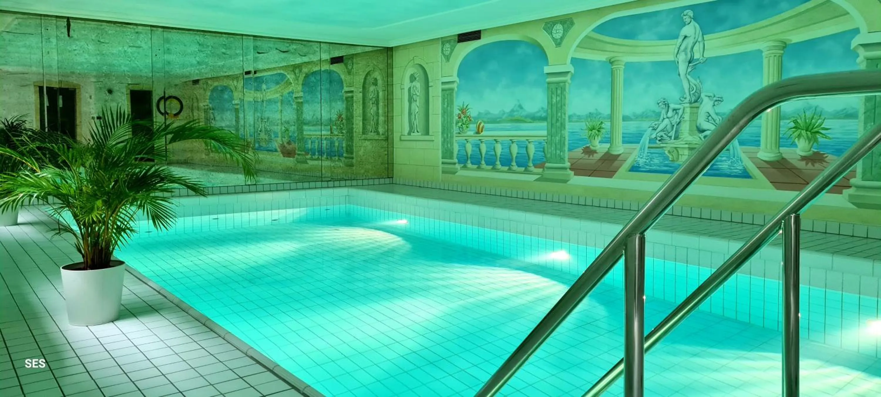 Spa and wellness centre/facilities in Hotel Quellenhof