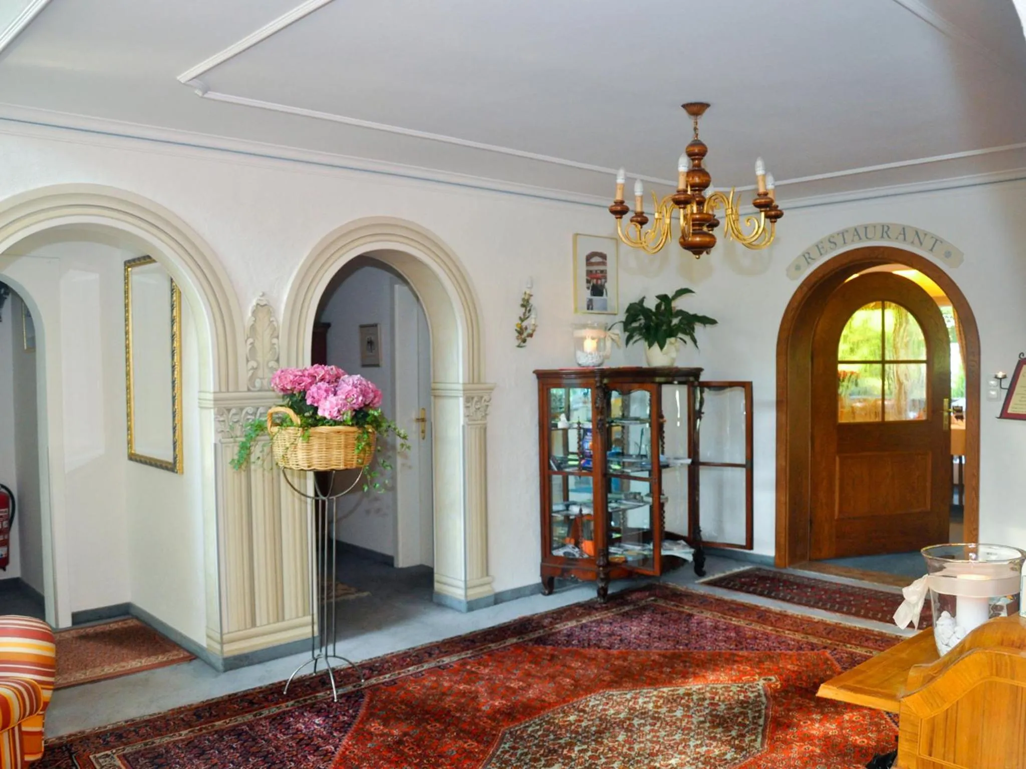 Lobby or reception in Hotel Quellenhof