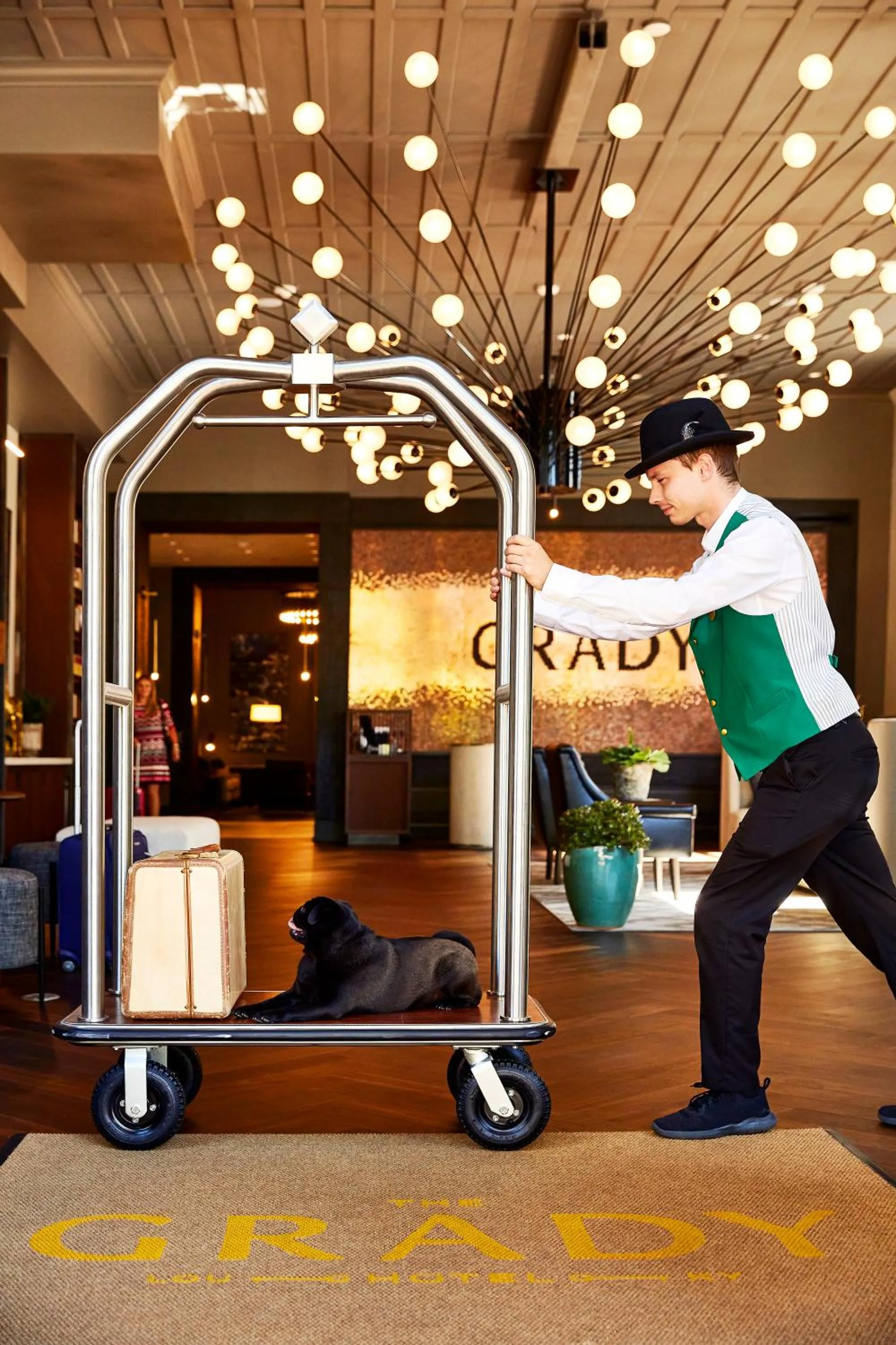 Decorative detail in The Grady Hotel