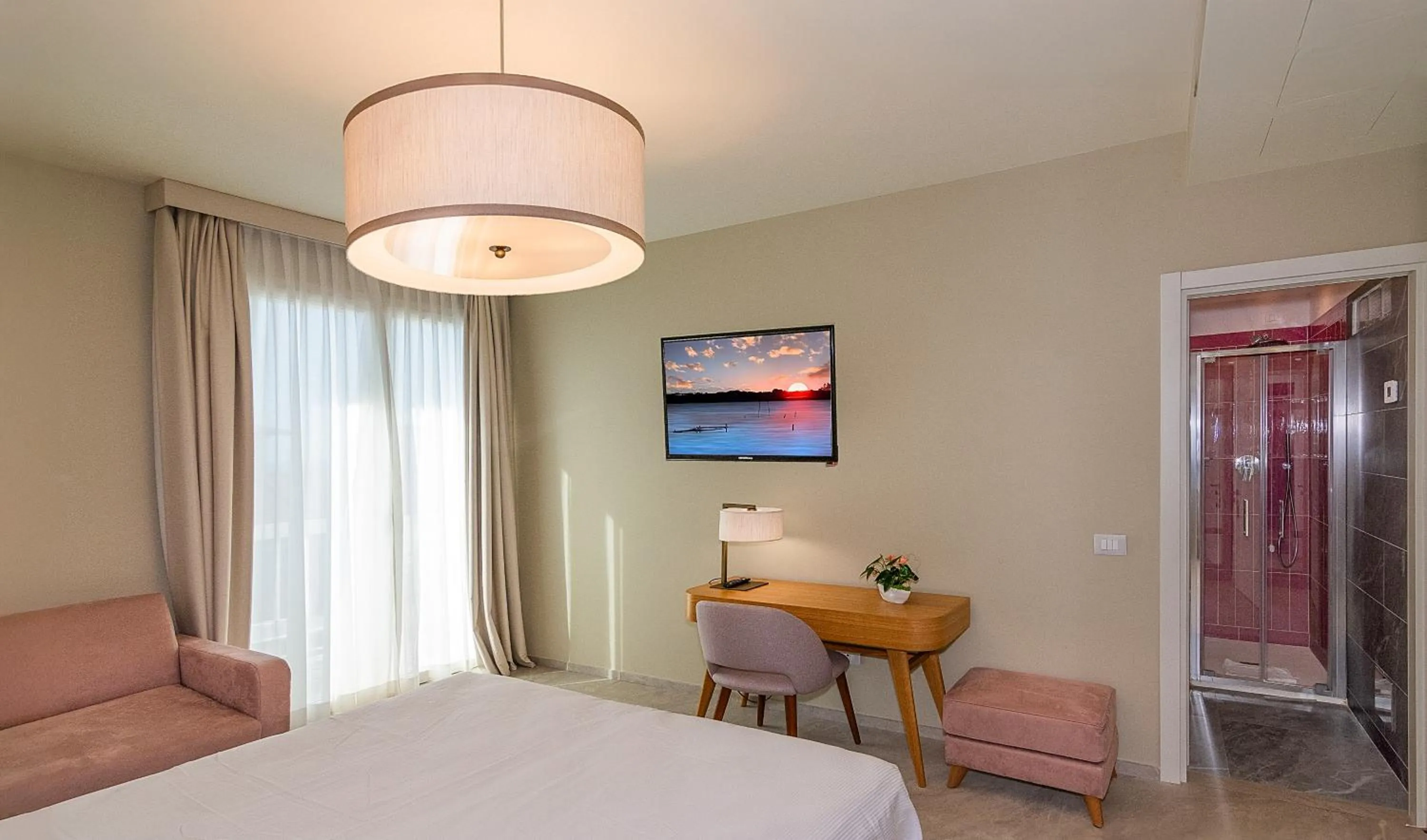 Bed in Hotel Mariotti