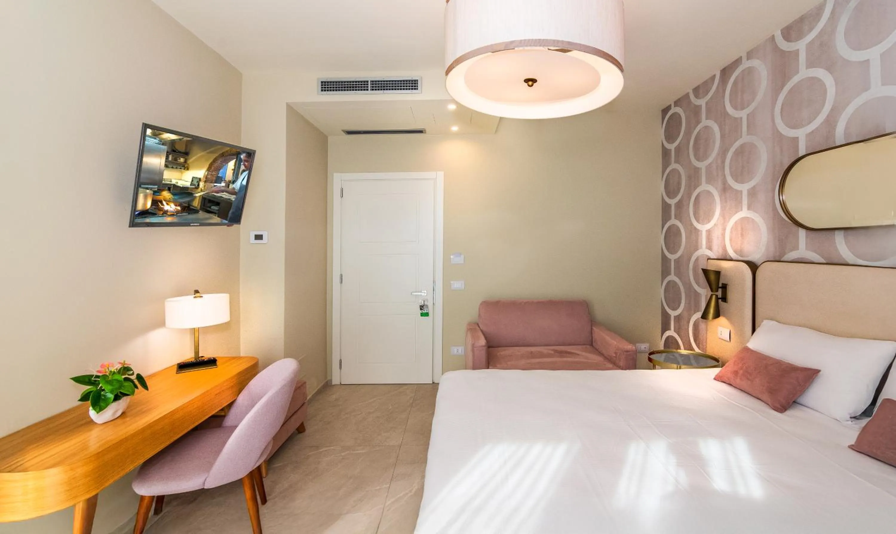 Bed in Hotel Mariotti