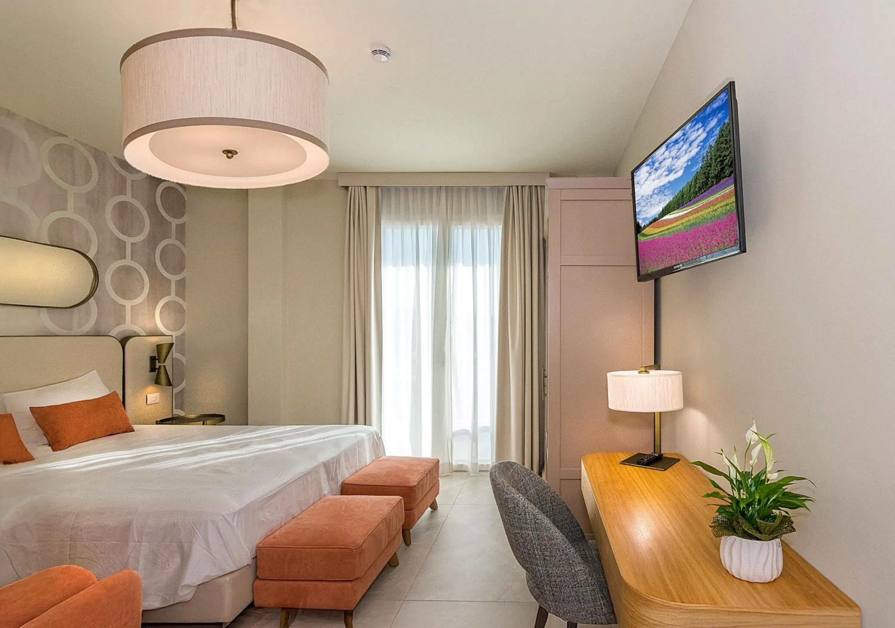 Bed in Hotel Mariotti