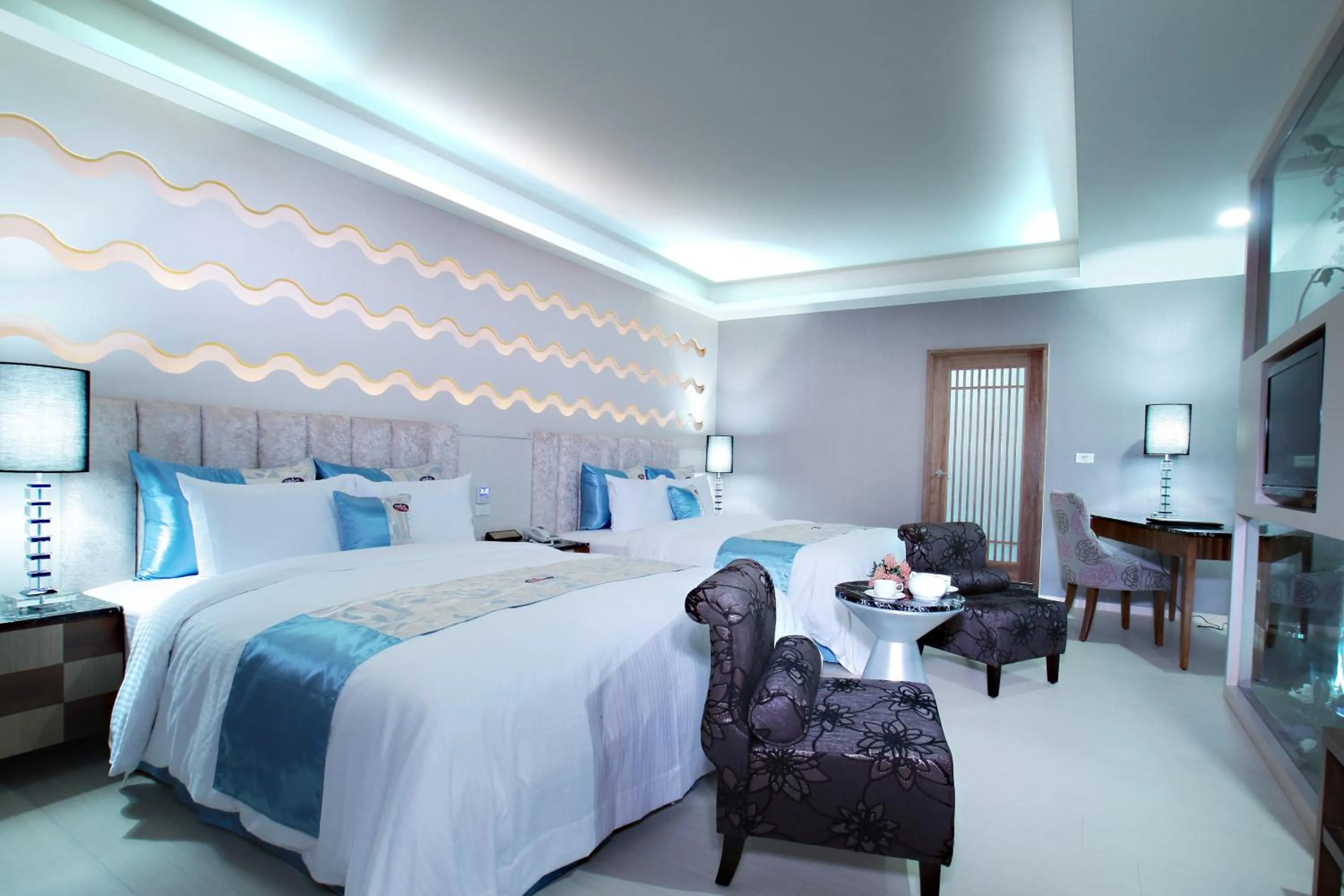 Bed in Chuang-Tang Spring SPA Hotel - Deyang