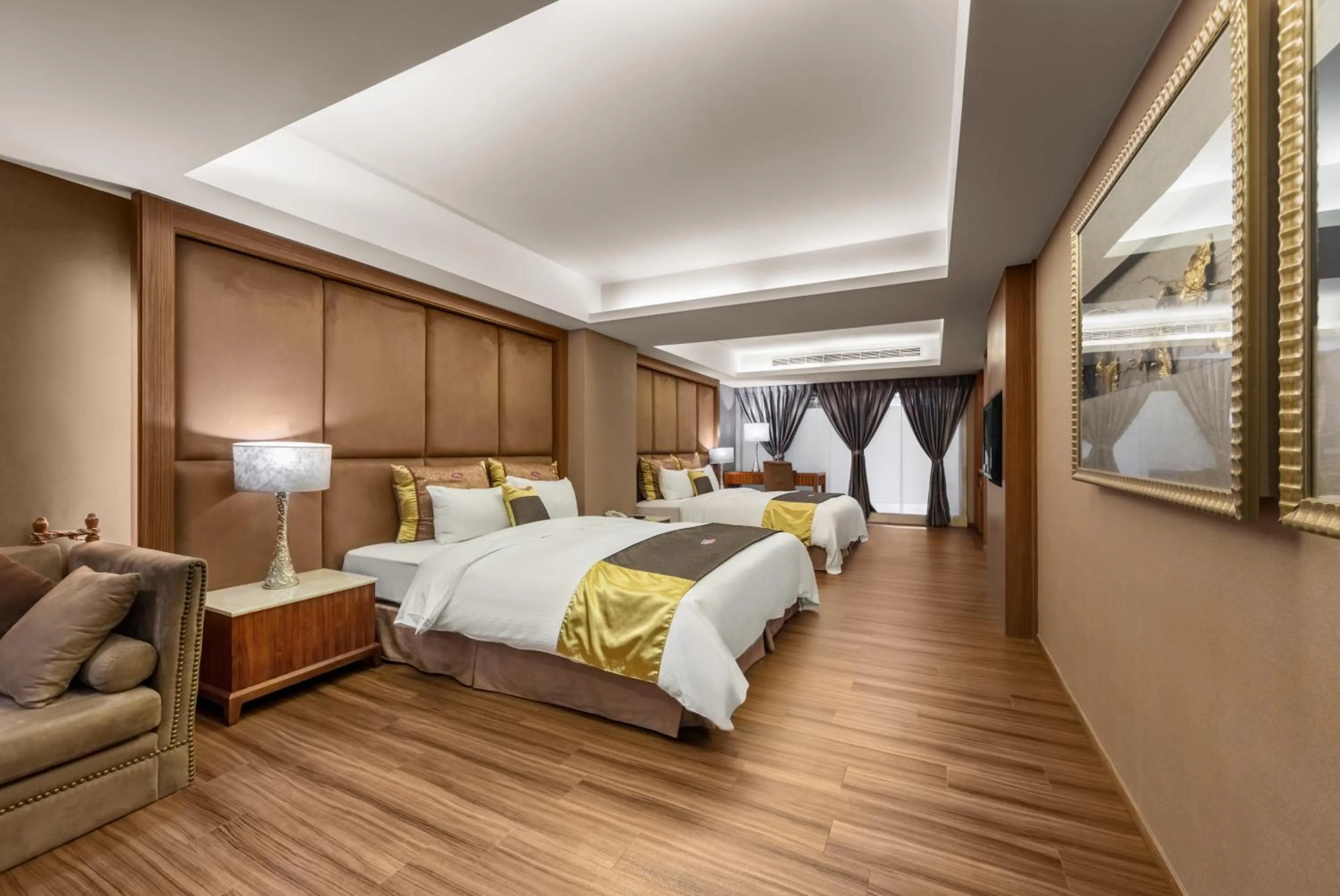 Bed in Chuang-Tang Spring SPA Hotel - Deyang