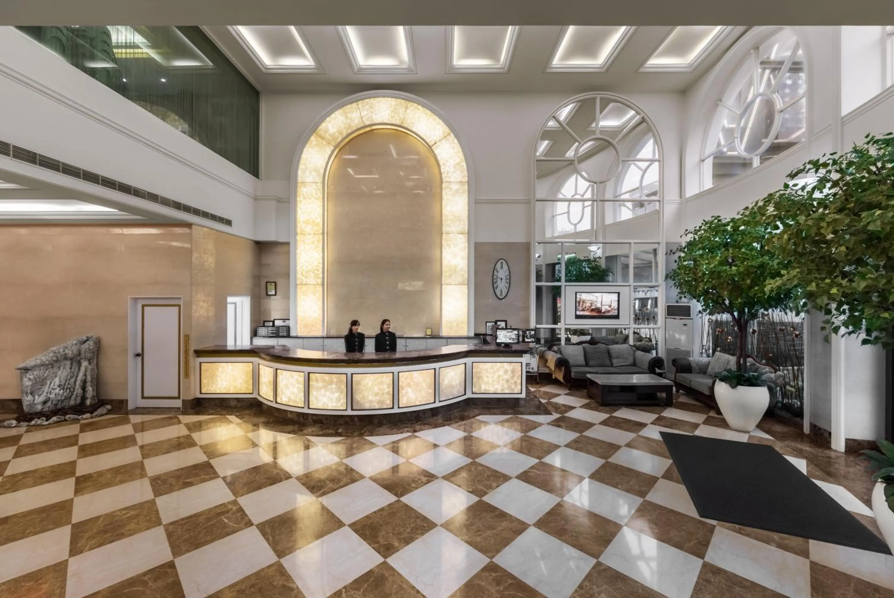 Lobby or reception in Chuang-Tang Spring SPA Hotel - Deyang