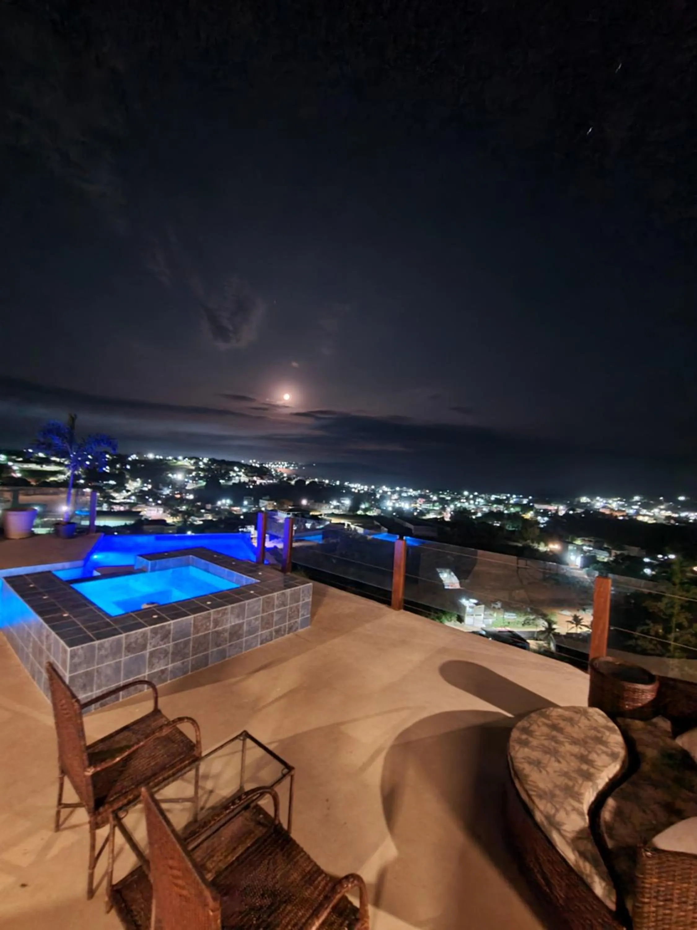 Pool view in Pousada Terraço Guarapari