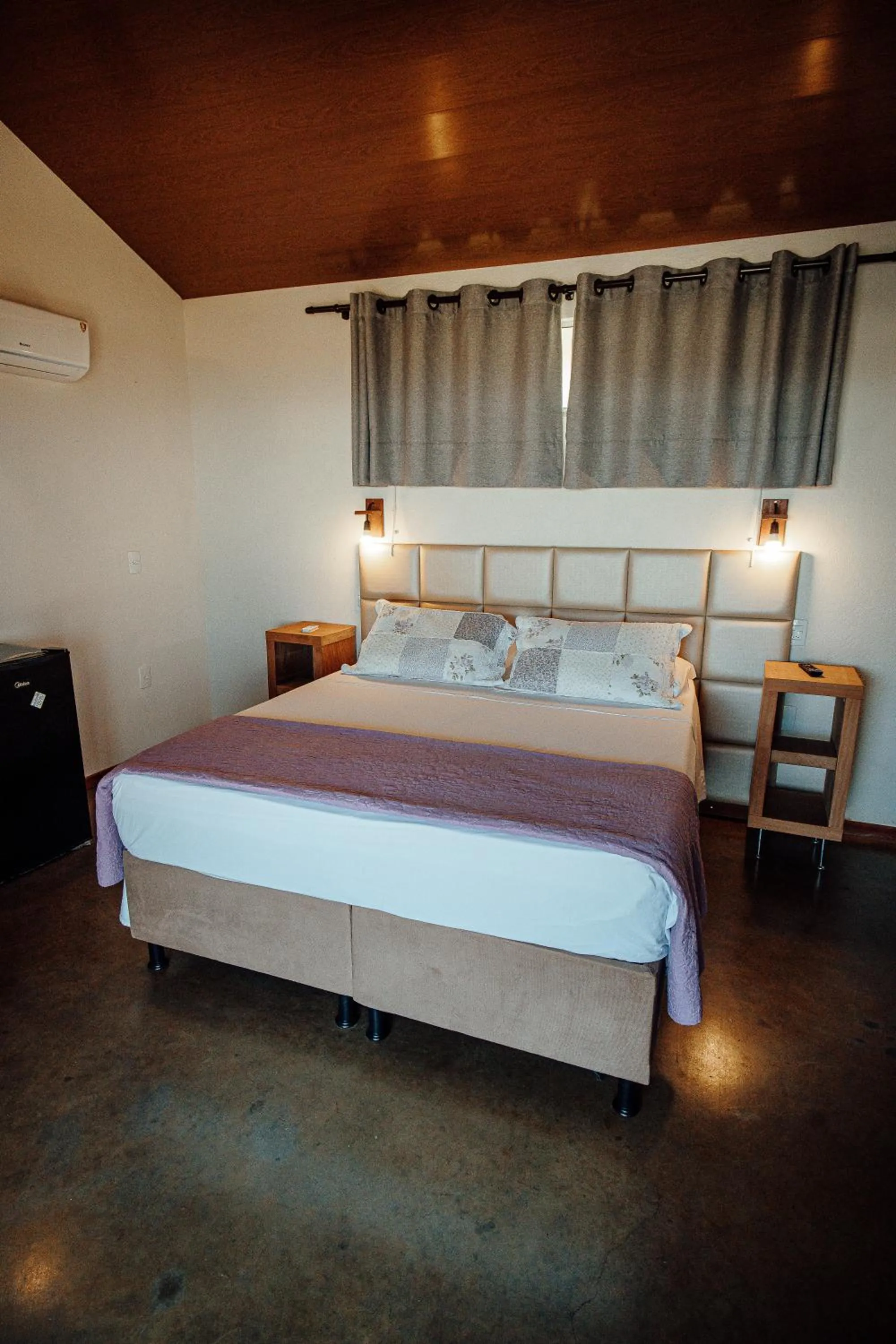 Bed in Pousada Terraço Guarapari