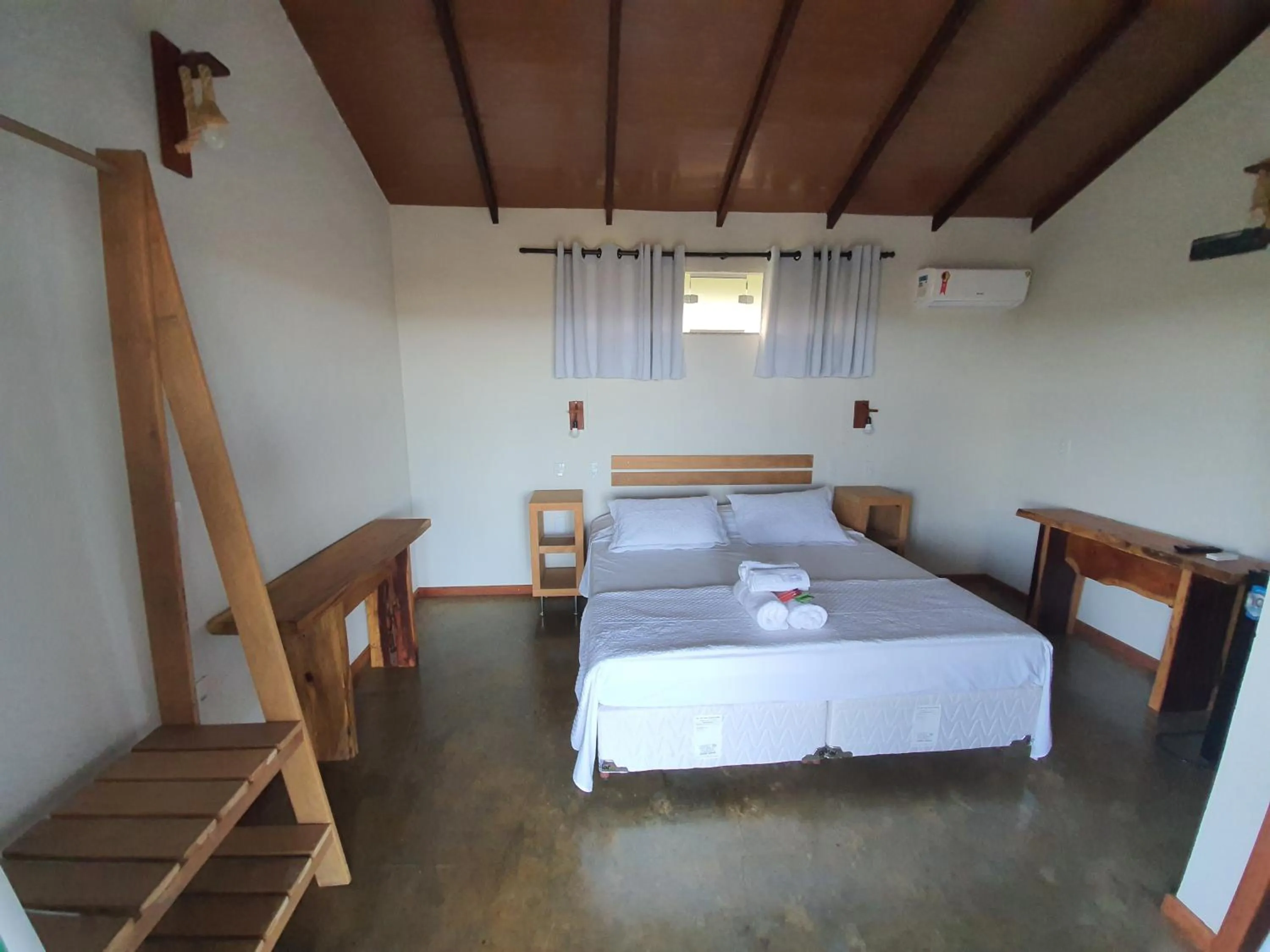 Bed in Pousada Terraço Guarapari