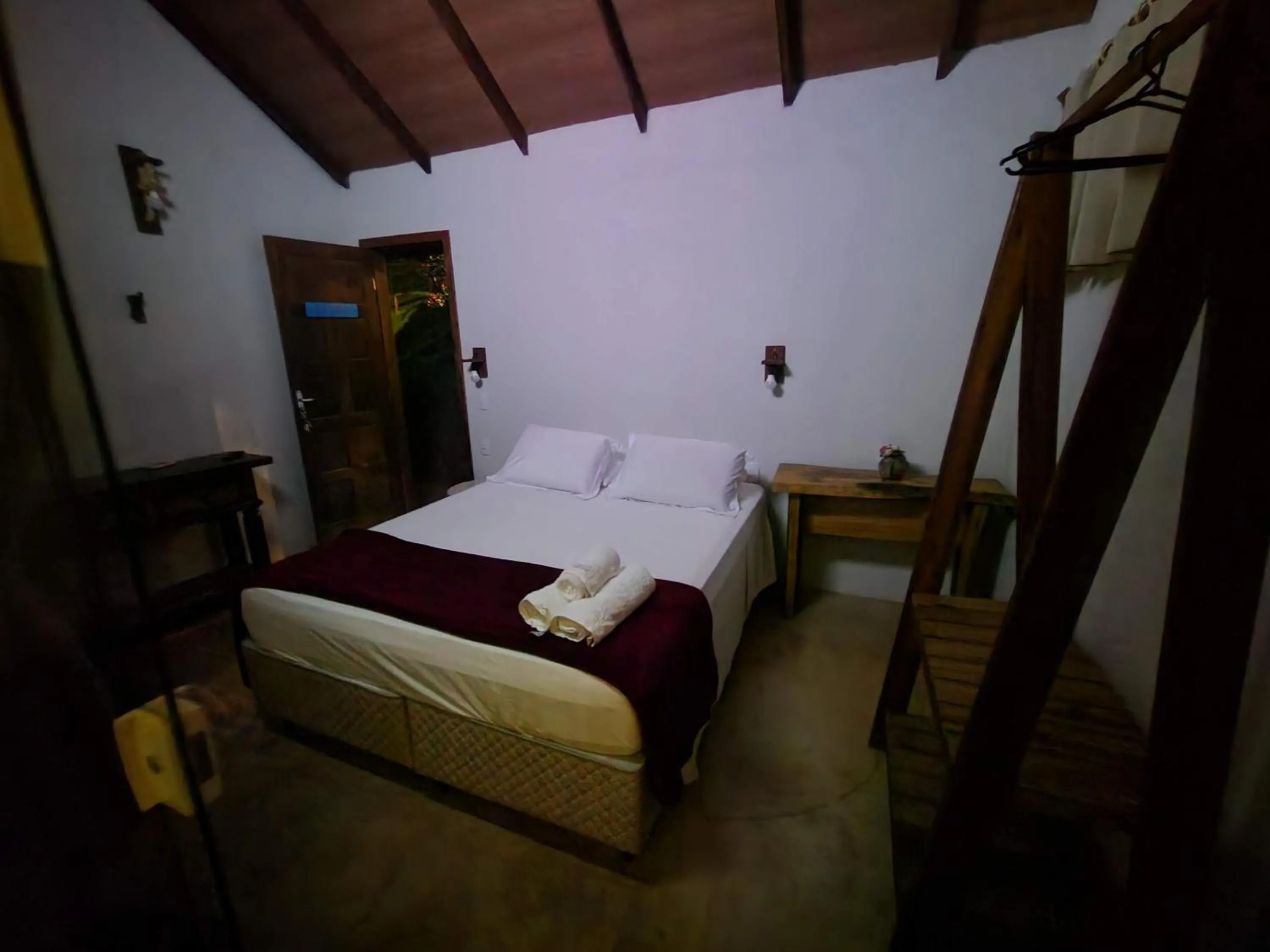 Bed in Pousada Terraço Guarapari