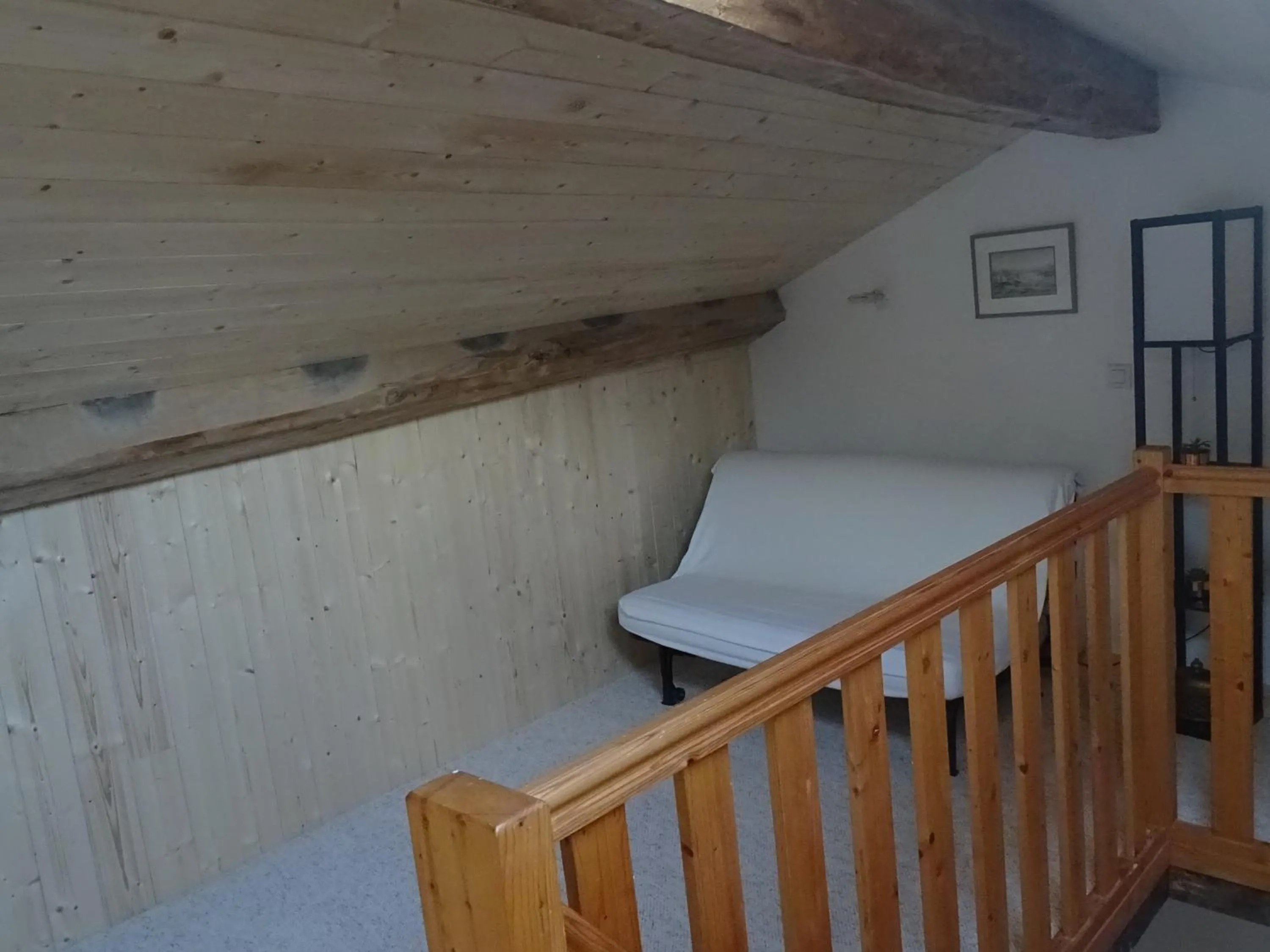 Living room, Bed in Le vieux pont