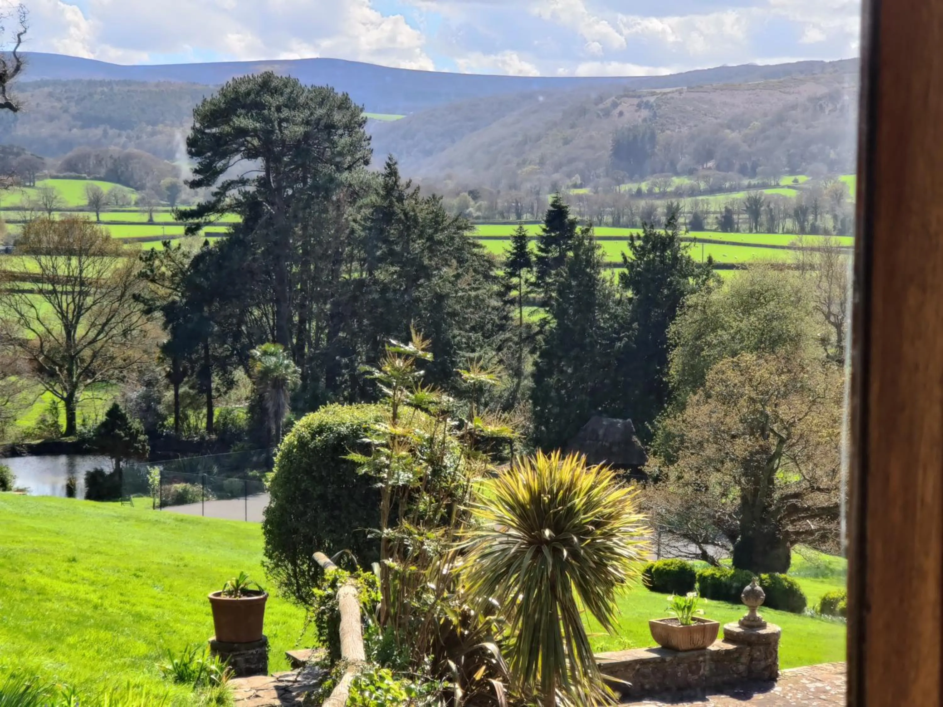 Natural landscape in Luxury Bed And Breakfast at Bossington Hall in Exmoor, Somerset