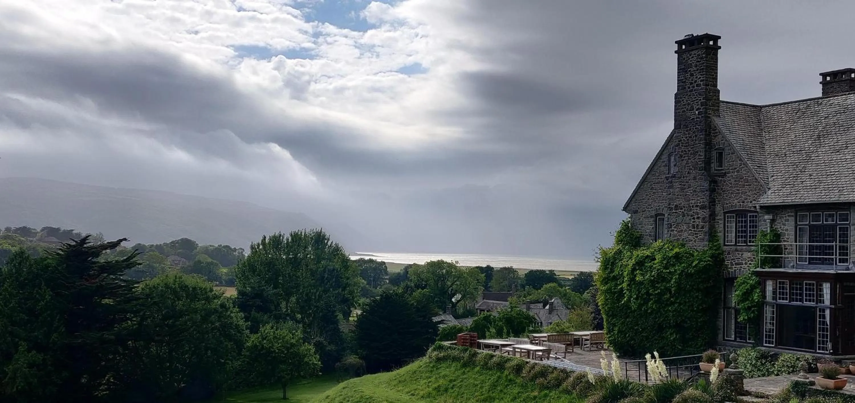 Property building in Luxury Bed And Breakfast at Bossington Hall in Exmoor, Somerset