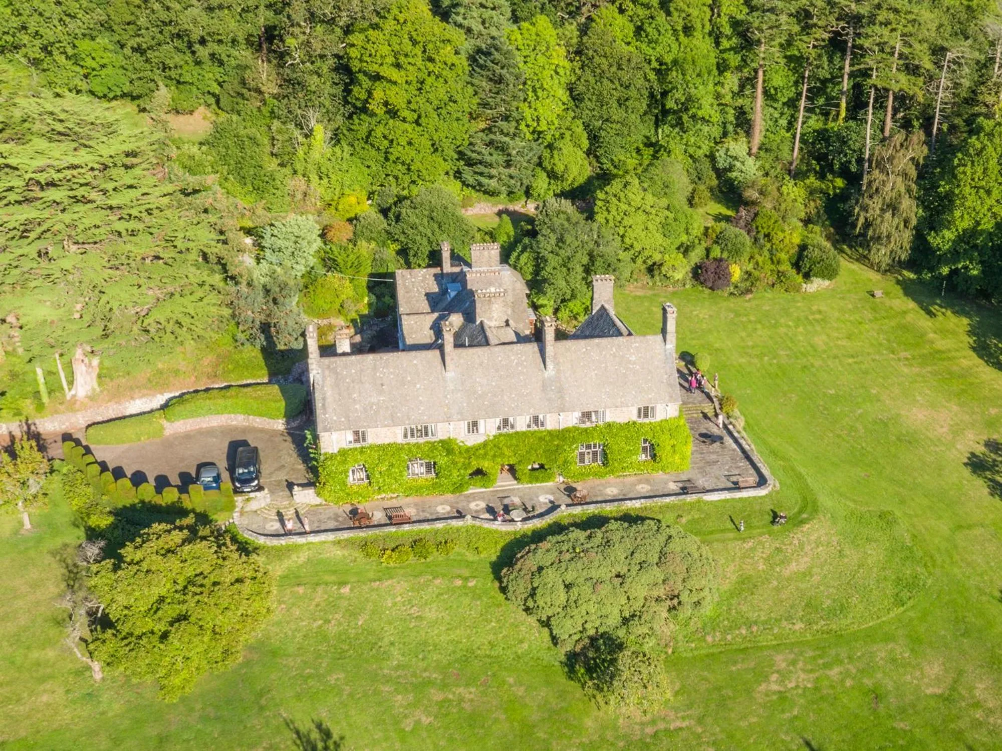 Property building in Luxury Bed And Breakfast at Bossington Hall in Exmoor, Somerset