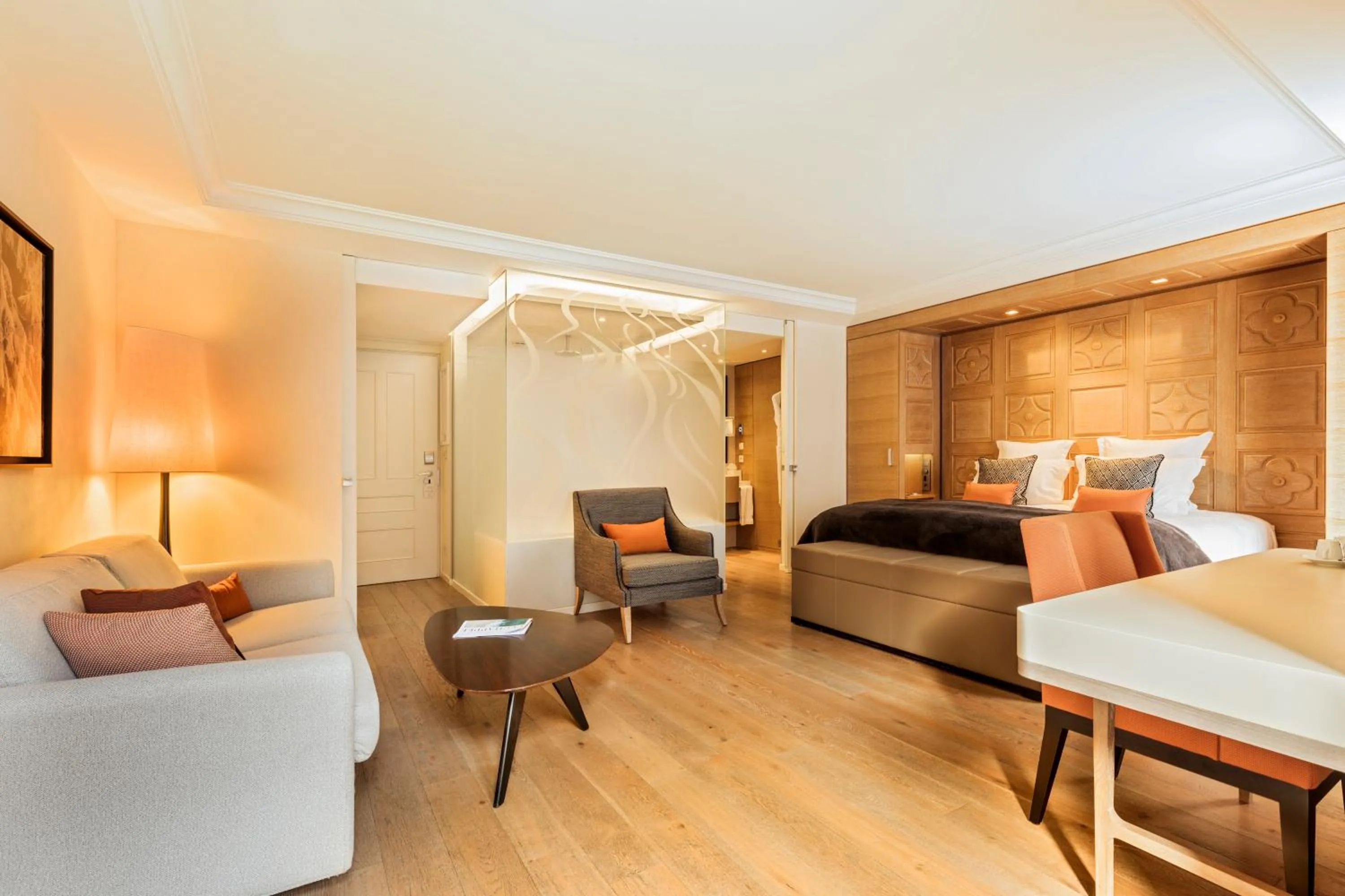 Bed in Hôtel Mont-Blanc Chamonix