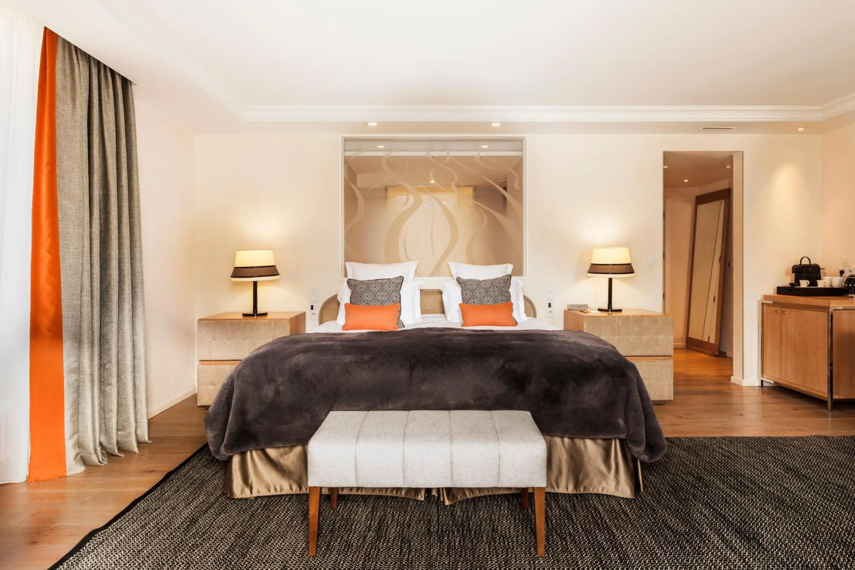 Bed in Hôtel Mont-Blanc Chamonix