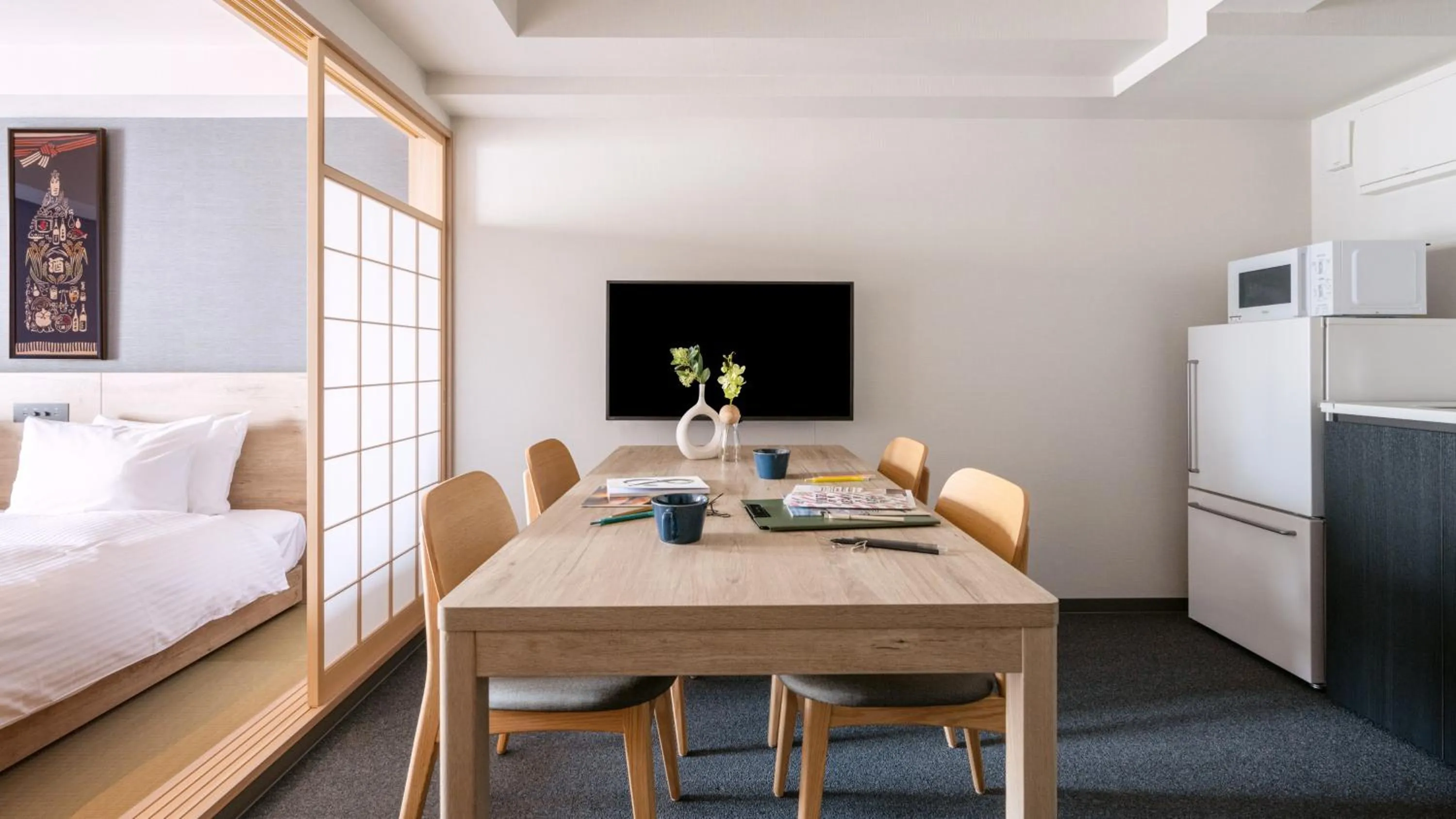 Photo of the whole room, Bed in MIMARU Osaka Shinsaibashi East