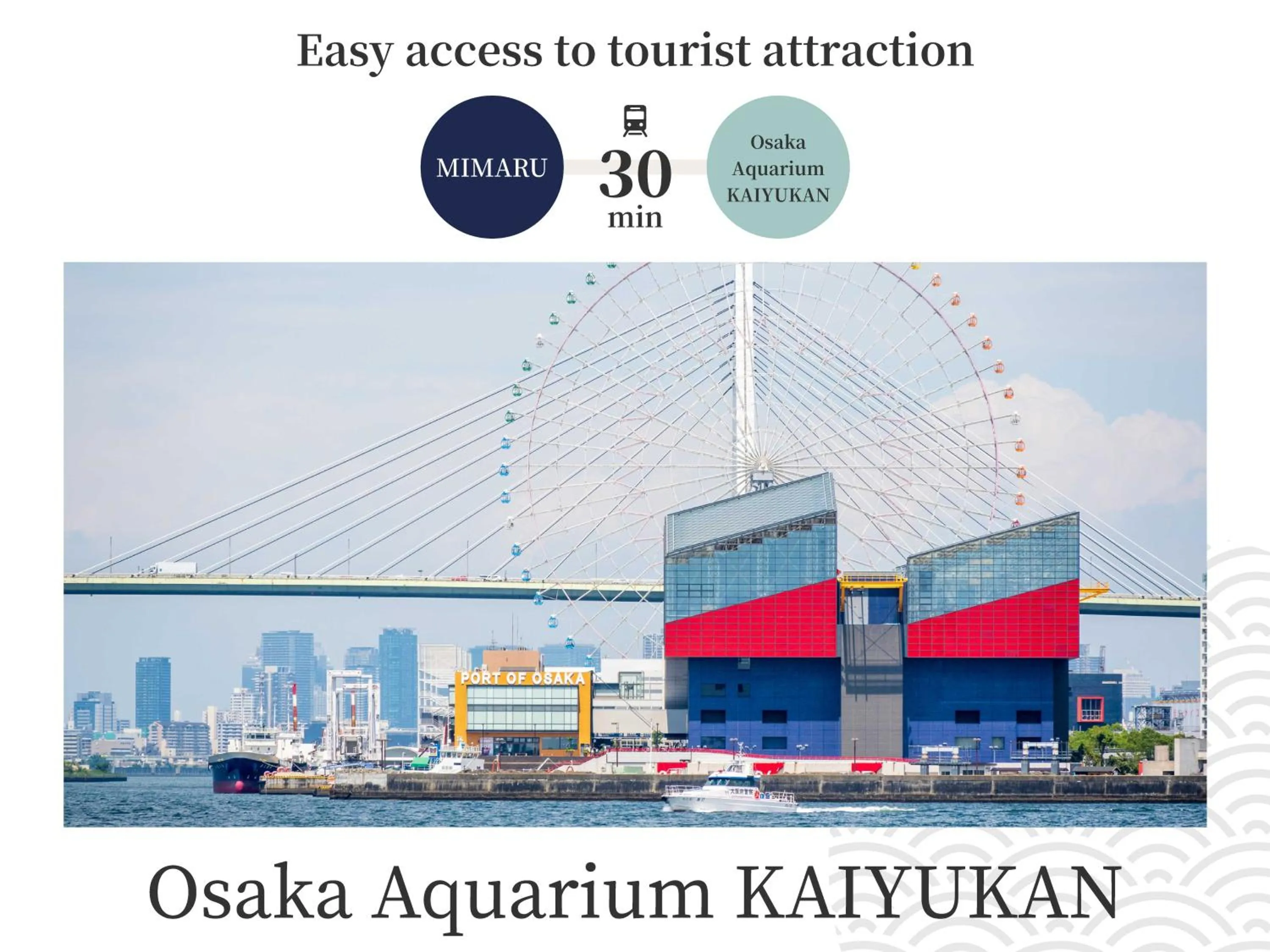 Nearby landmark in MIMARU Osaka Shinsaibashi East