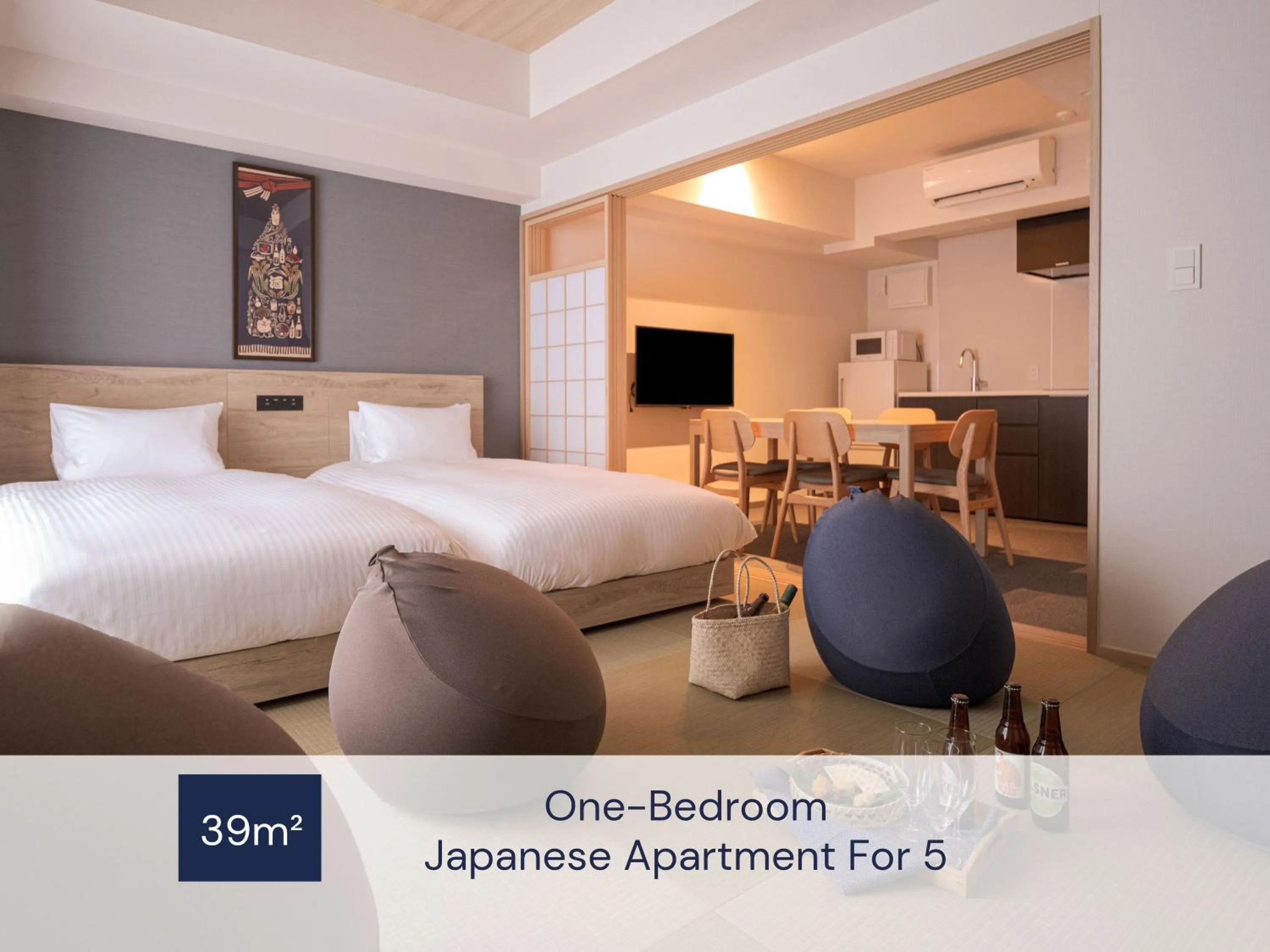 Bedroom, Bed in MIMARU Osaka Shinsaibashi East