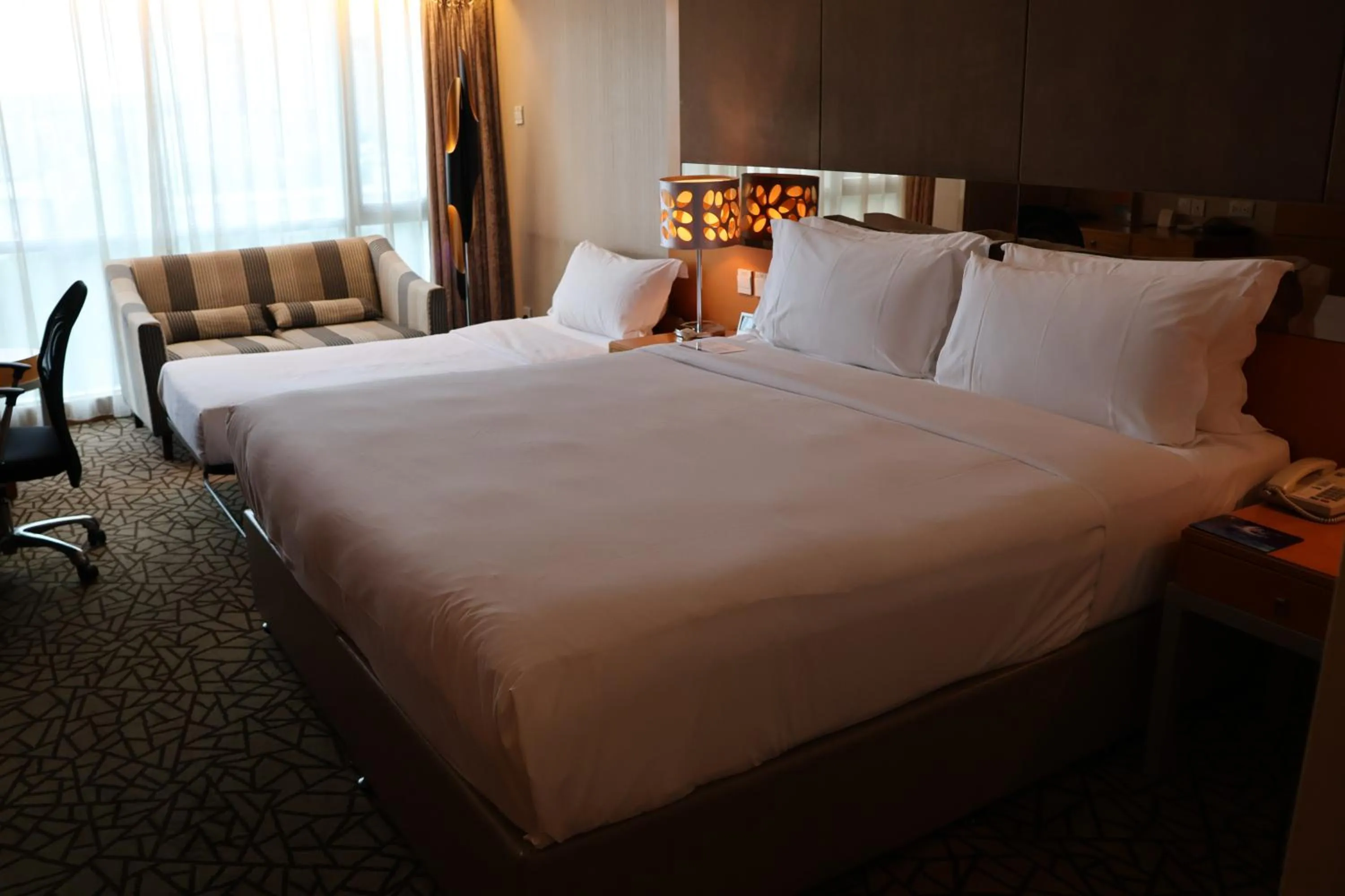 Bed in Park Plaza Beijing Science Park