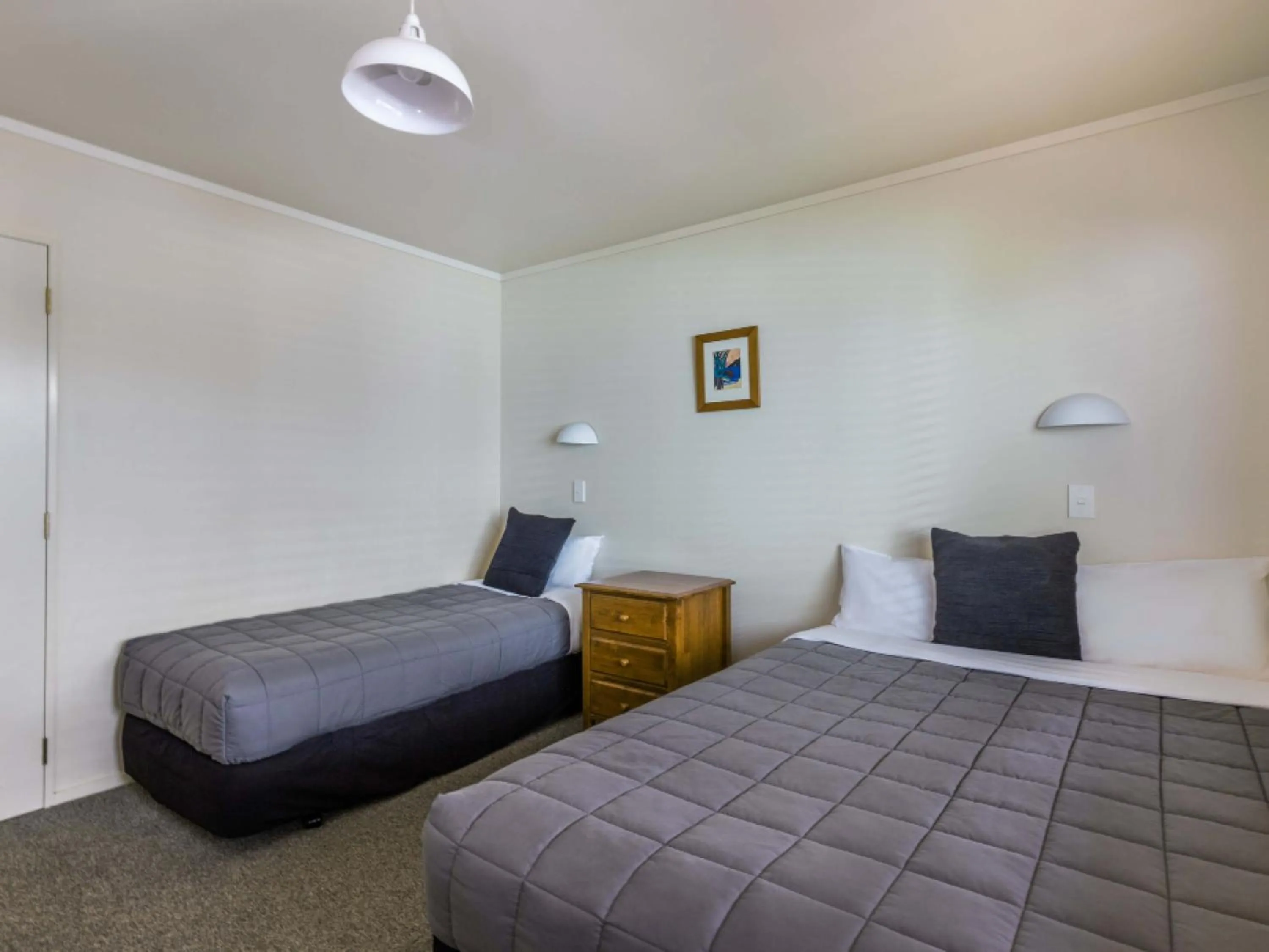 Bed in Turangi Leisure Lodge