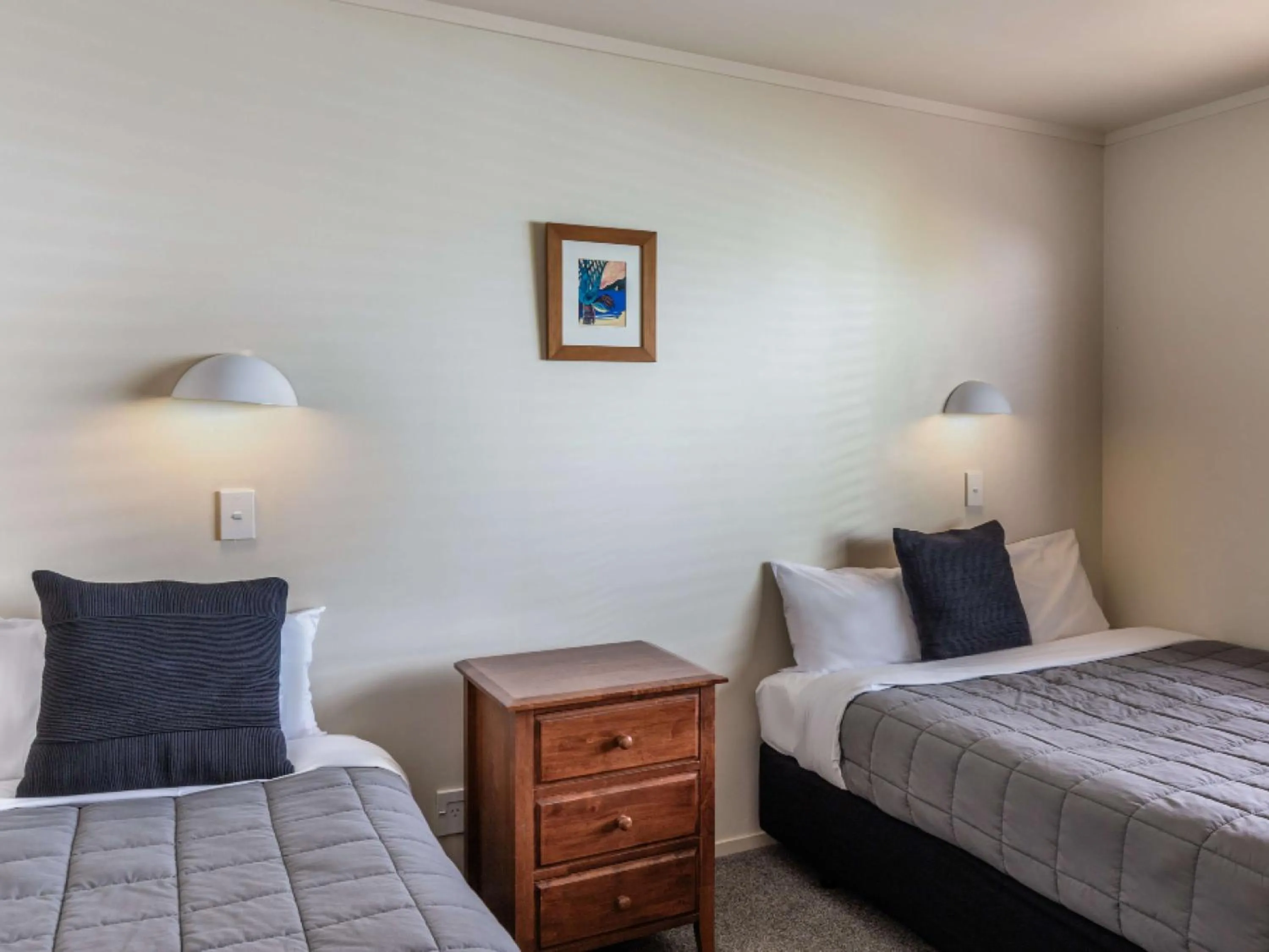 Bed in Turangi Leisure Lodge