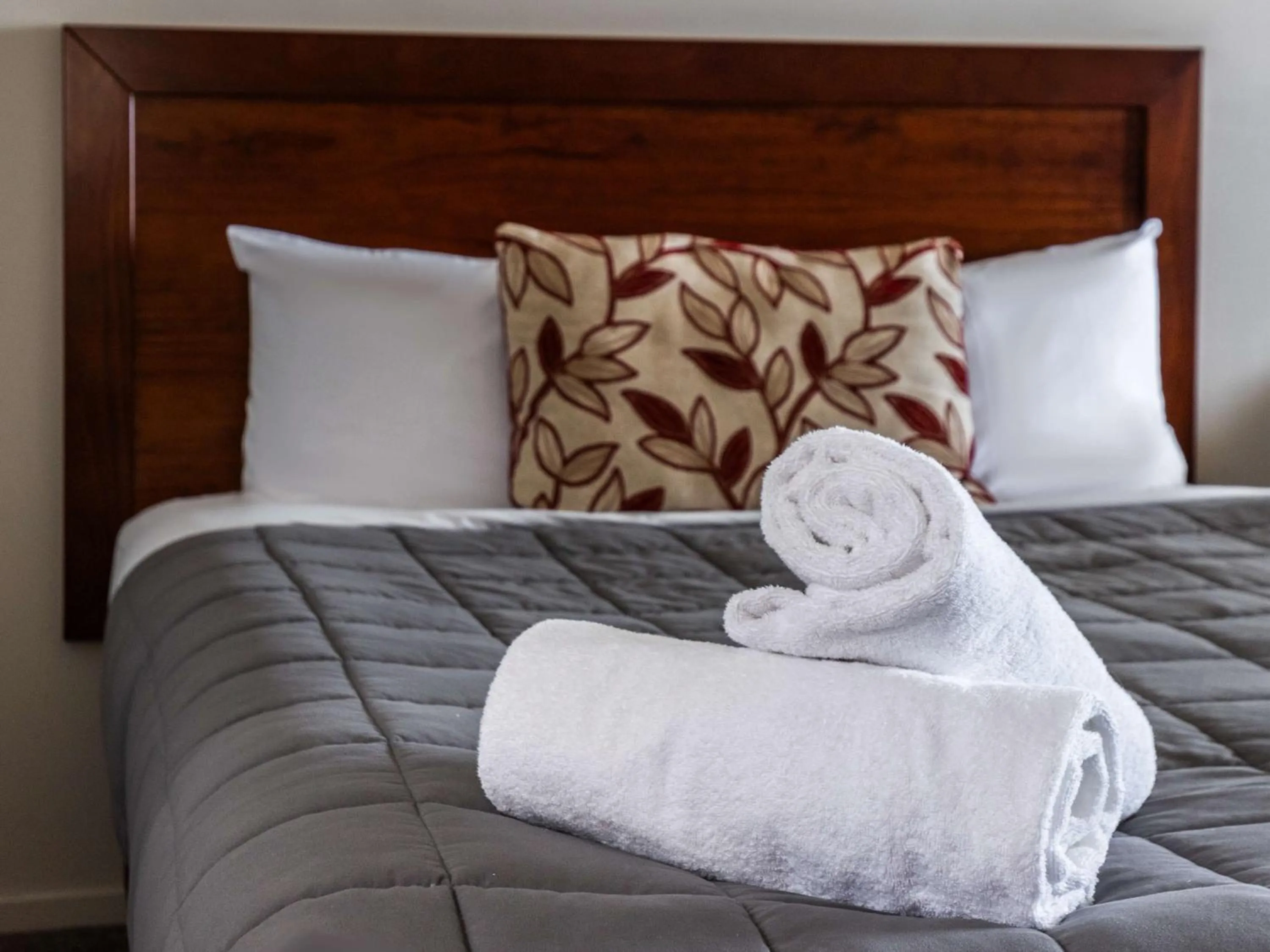 Bed in Turangi Leisure Lodge