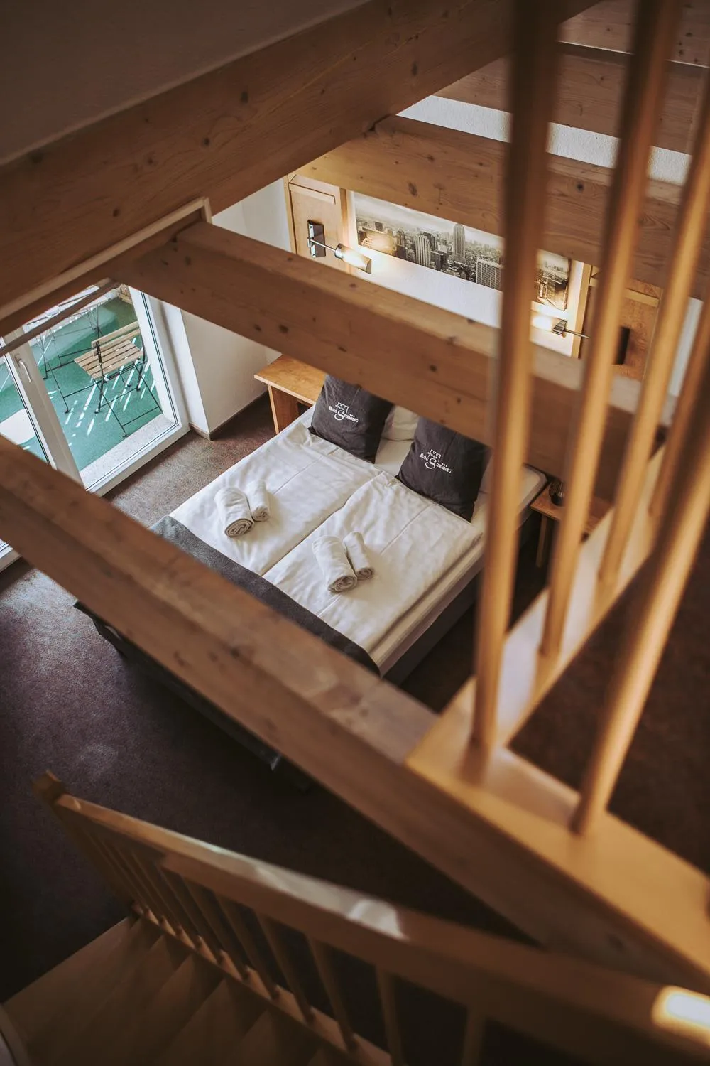 Photo of the whole room, Bed in Hotel Zur Burg Sternberg