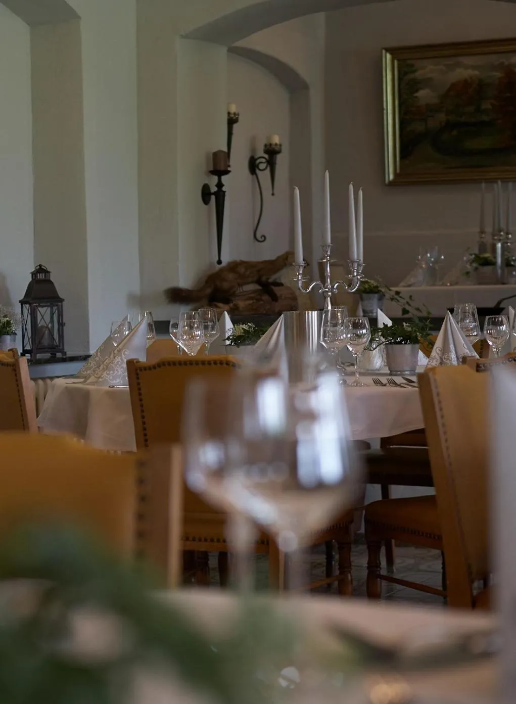 Restaurant/places to eat in Hotel Zur Burg Sternberg