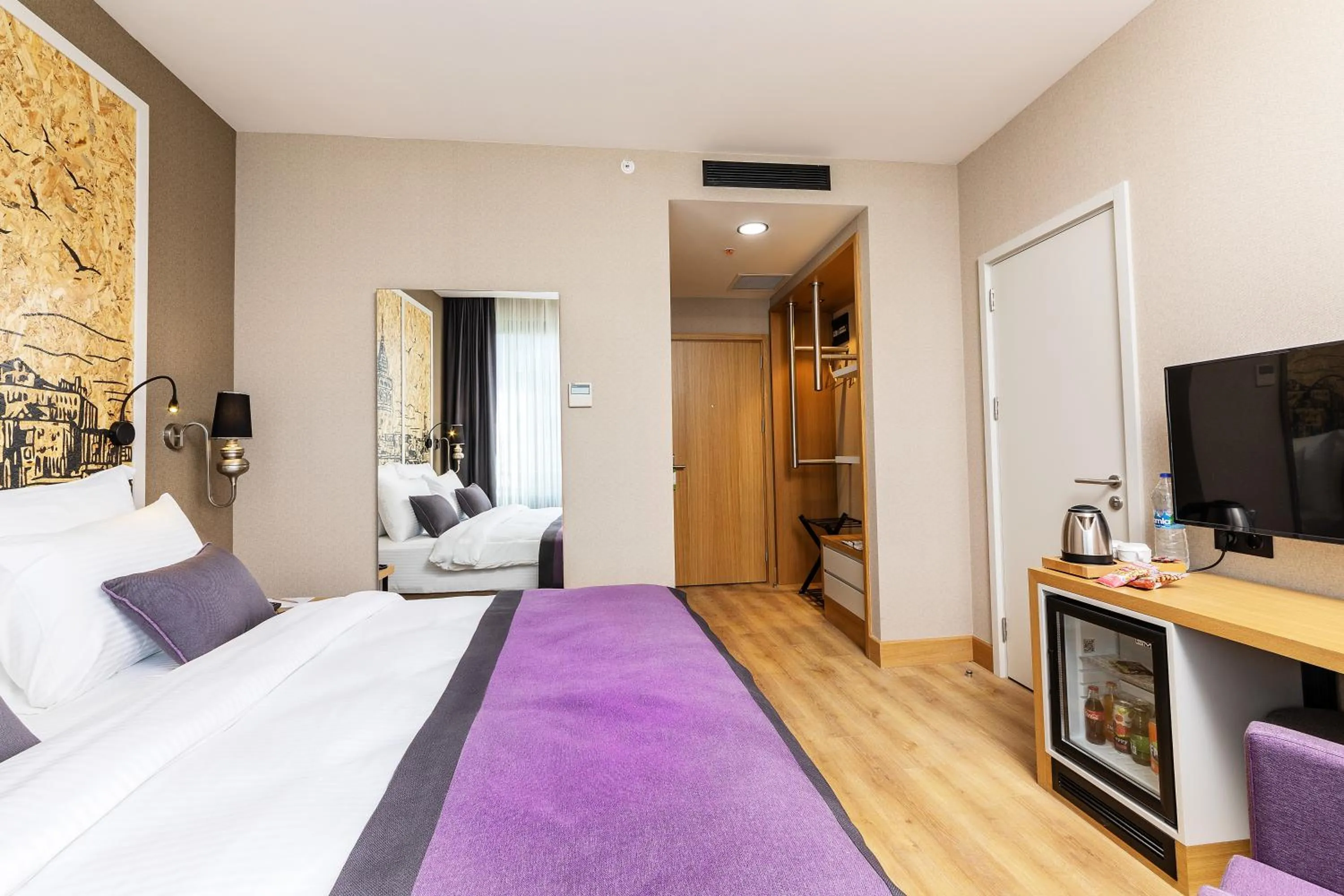 TV and multimedia, Bed in The Halich Hotel Istanbul Karakoy - Special Category