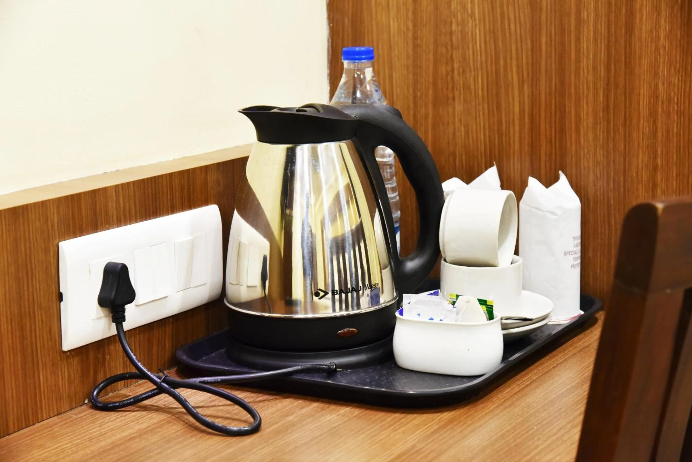 Coffee/tea facilities in Hotel Amritsar International 2 min walk from Amritsar Bus Stand